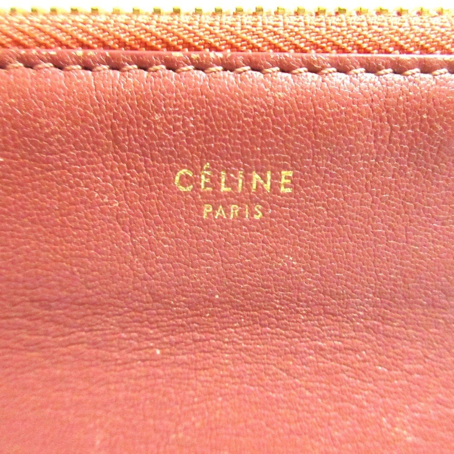 Celine Trio Small Shoulder Bag In Pink Brown