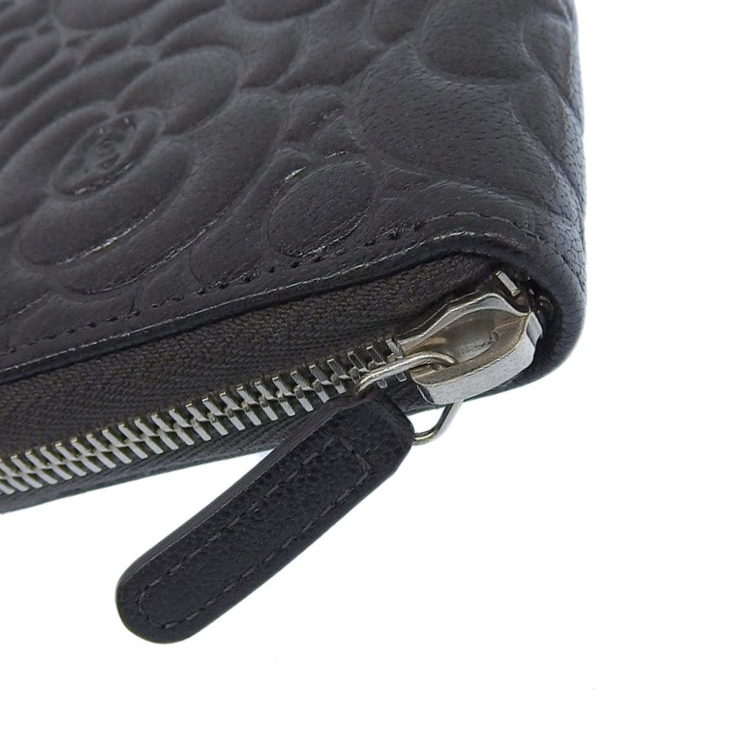 Chanel Camellia Coco Mark Round Long Wallet A82281