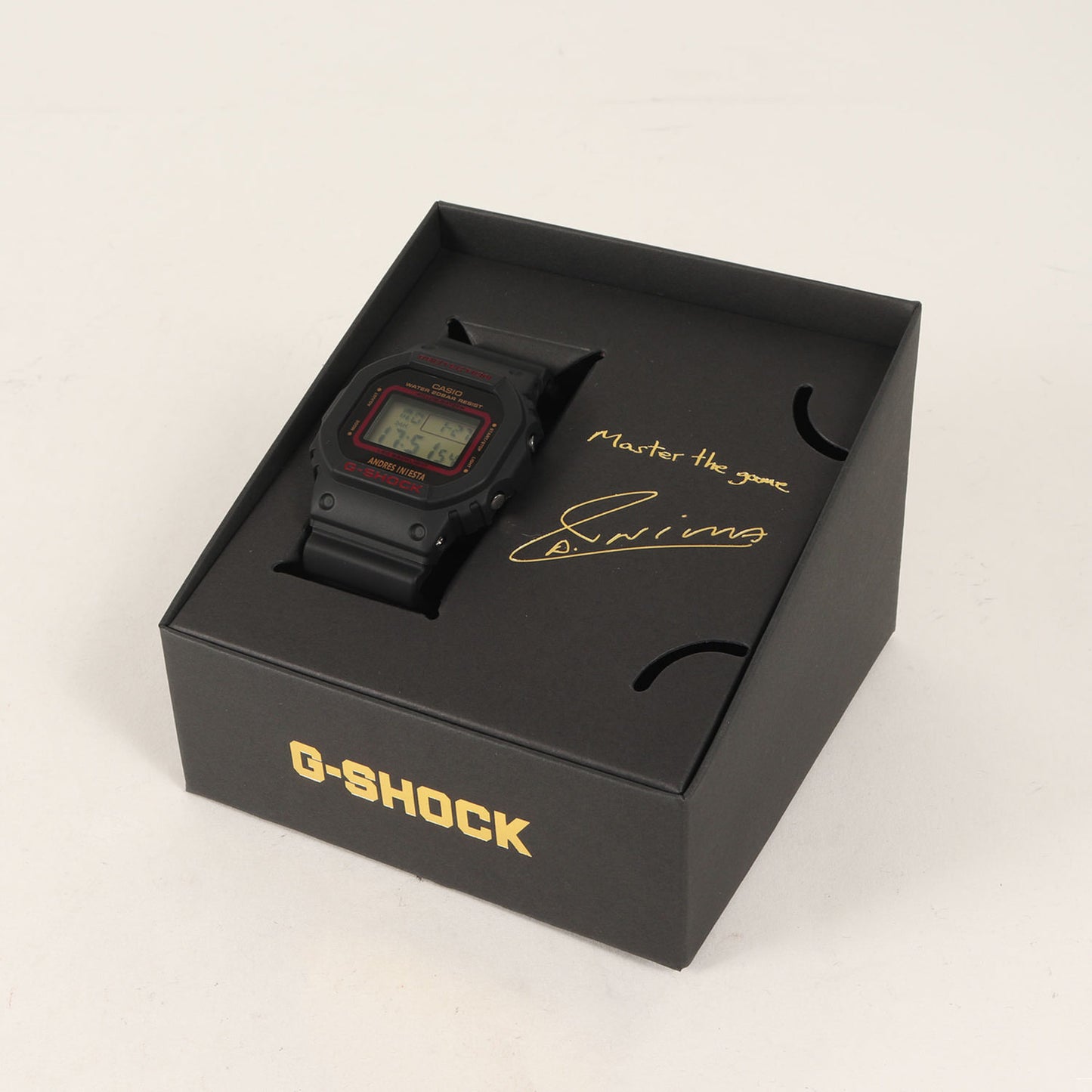 G-Shock Andres Iniesta Dw-5600Ai-1Jr Watch Black Casio Casio Collaboration Model