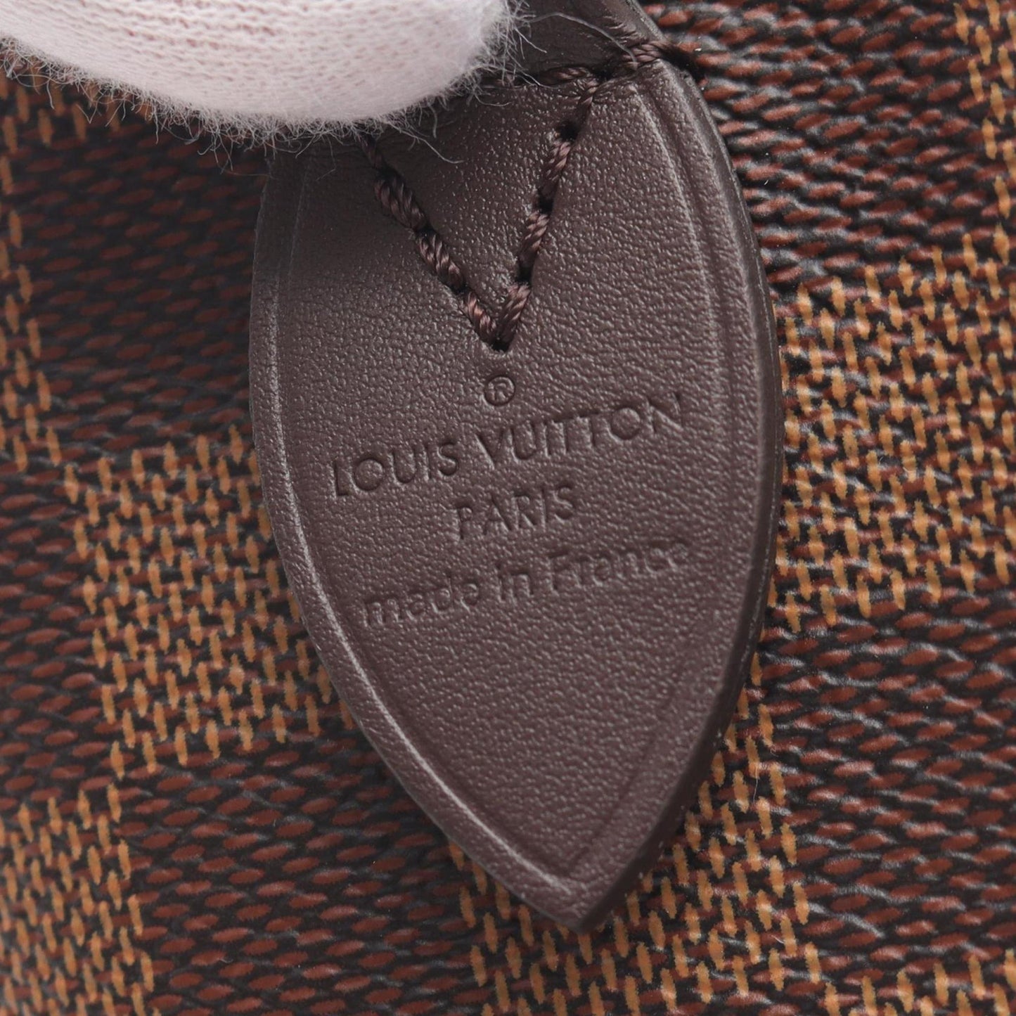 Louis Vuitton Speedy Bandouliere 20 Damier Ebene Handbag Coated Canvas Leather