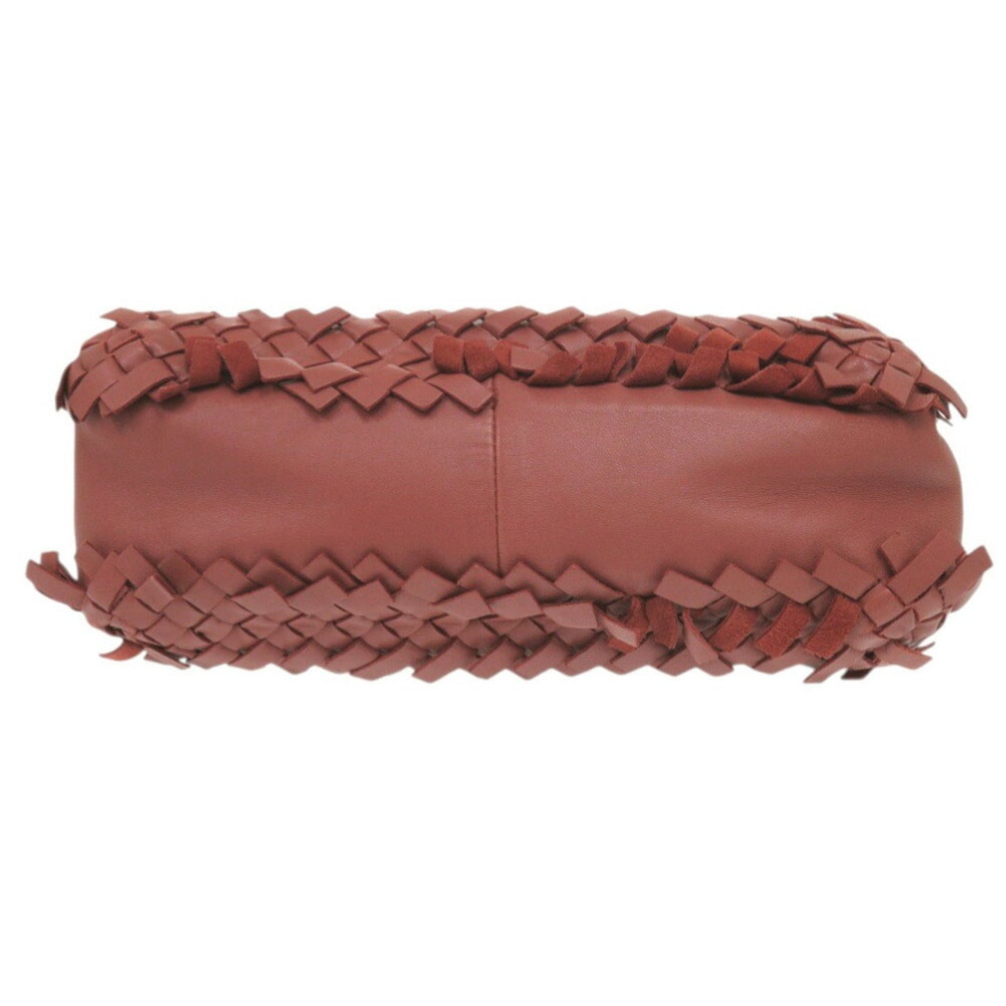 Bottega Veneta Intrecciato Leather Handbag In Bordeaux
