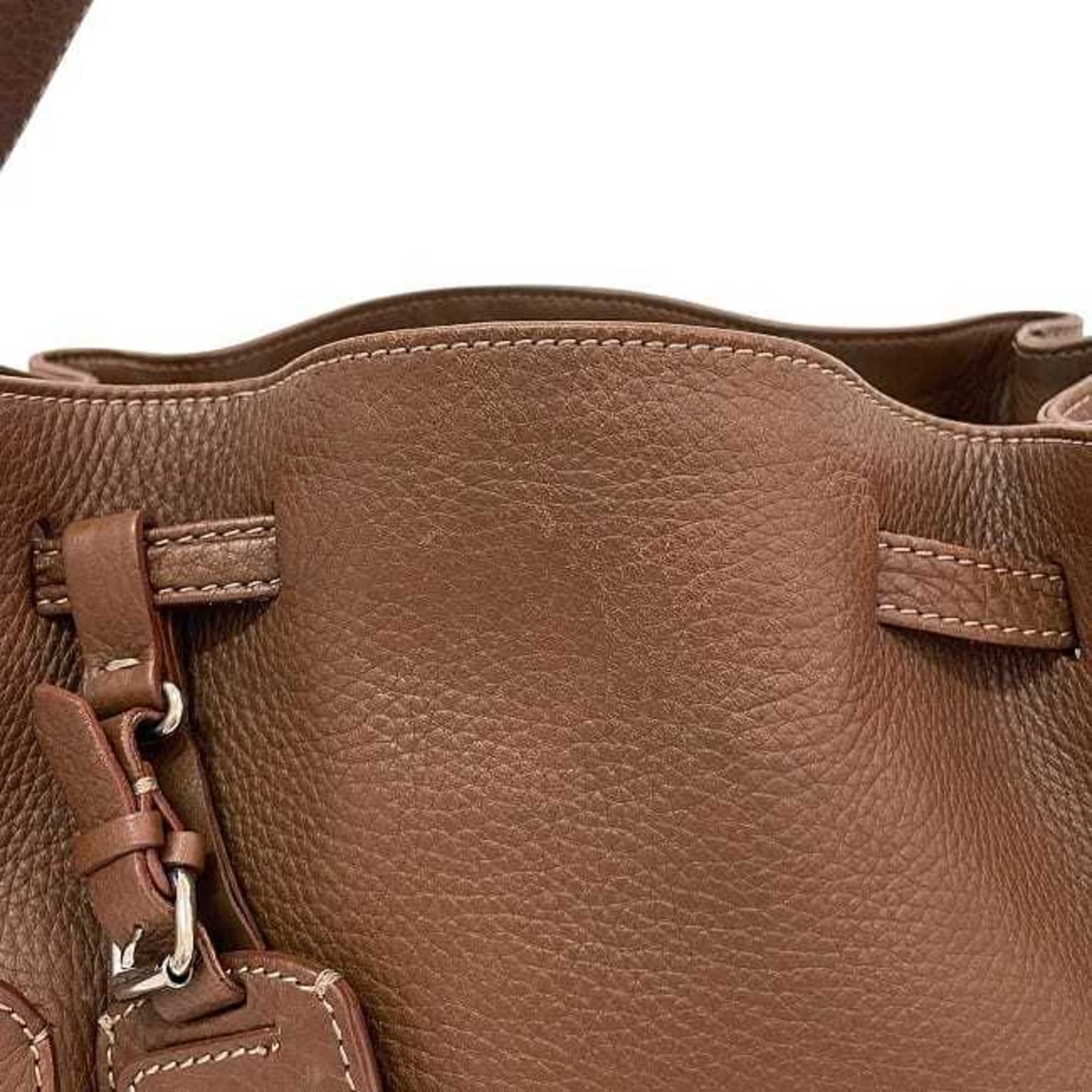 Bally Bag Ec-23781 Brown Leather Gg-De Endere Bally