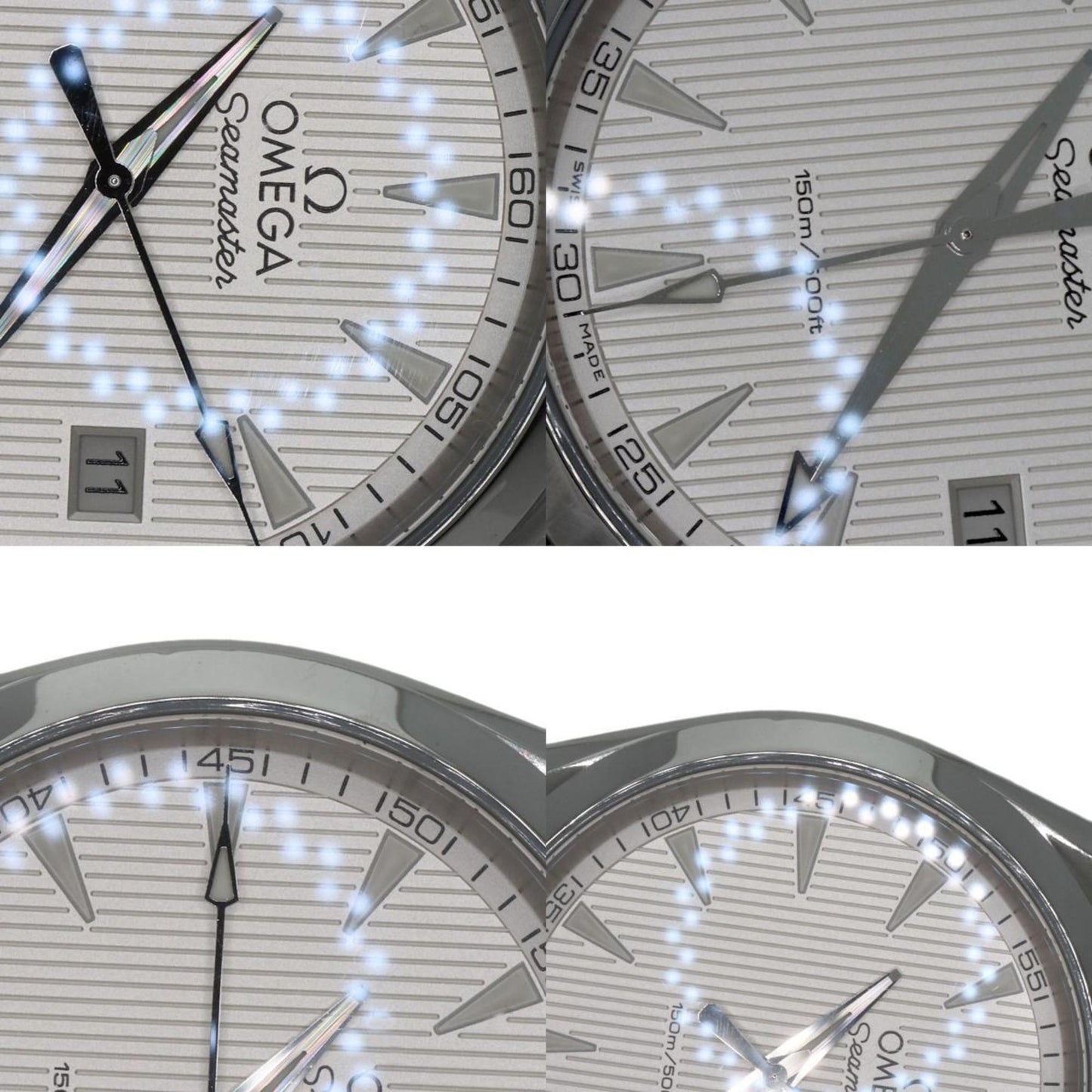 Omega 231.10.39.60.02.001 Seamaster Aqua Terra Watch Stainless Steel Ss