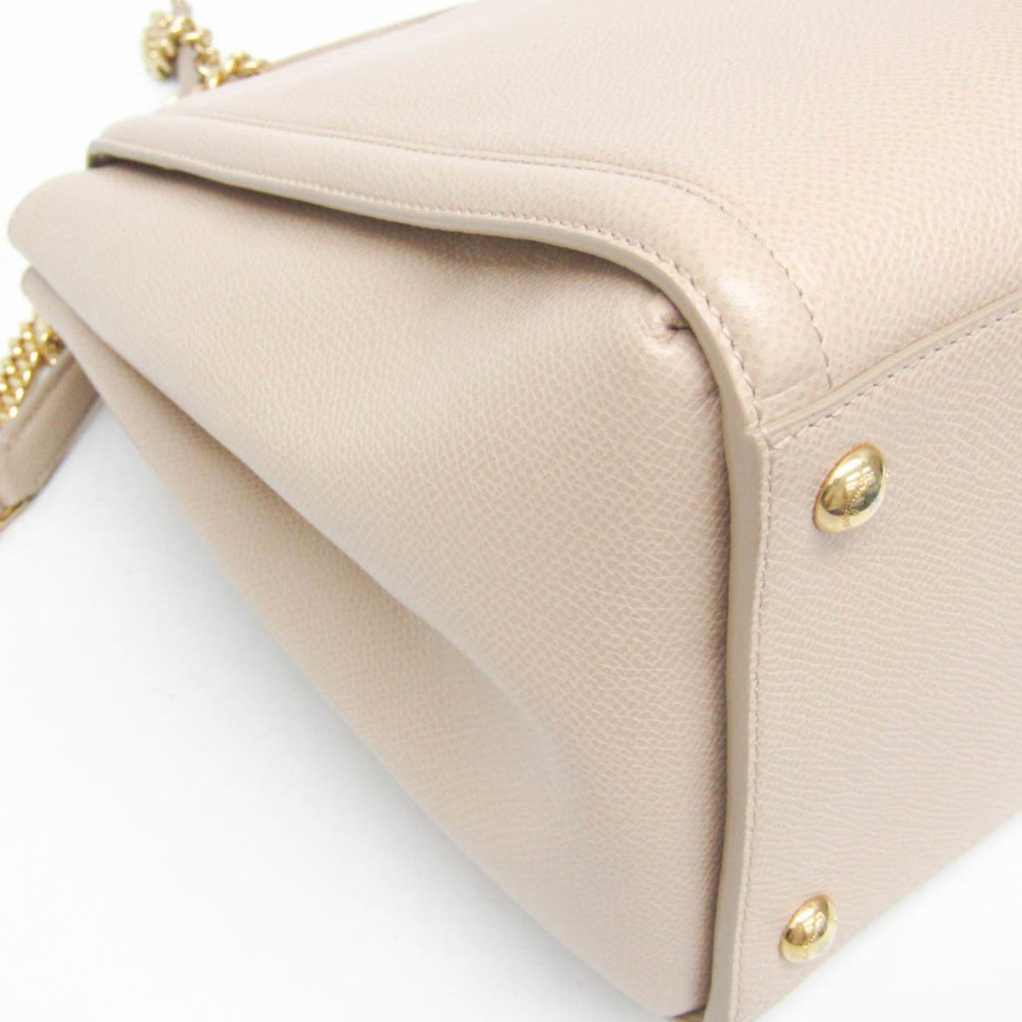 Salvatore Ferragamo Vara Au-21 G697 Chain Shoulder Bag Women'S Leather Handbag