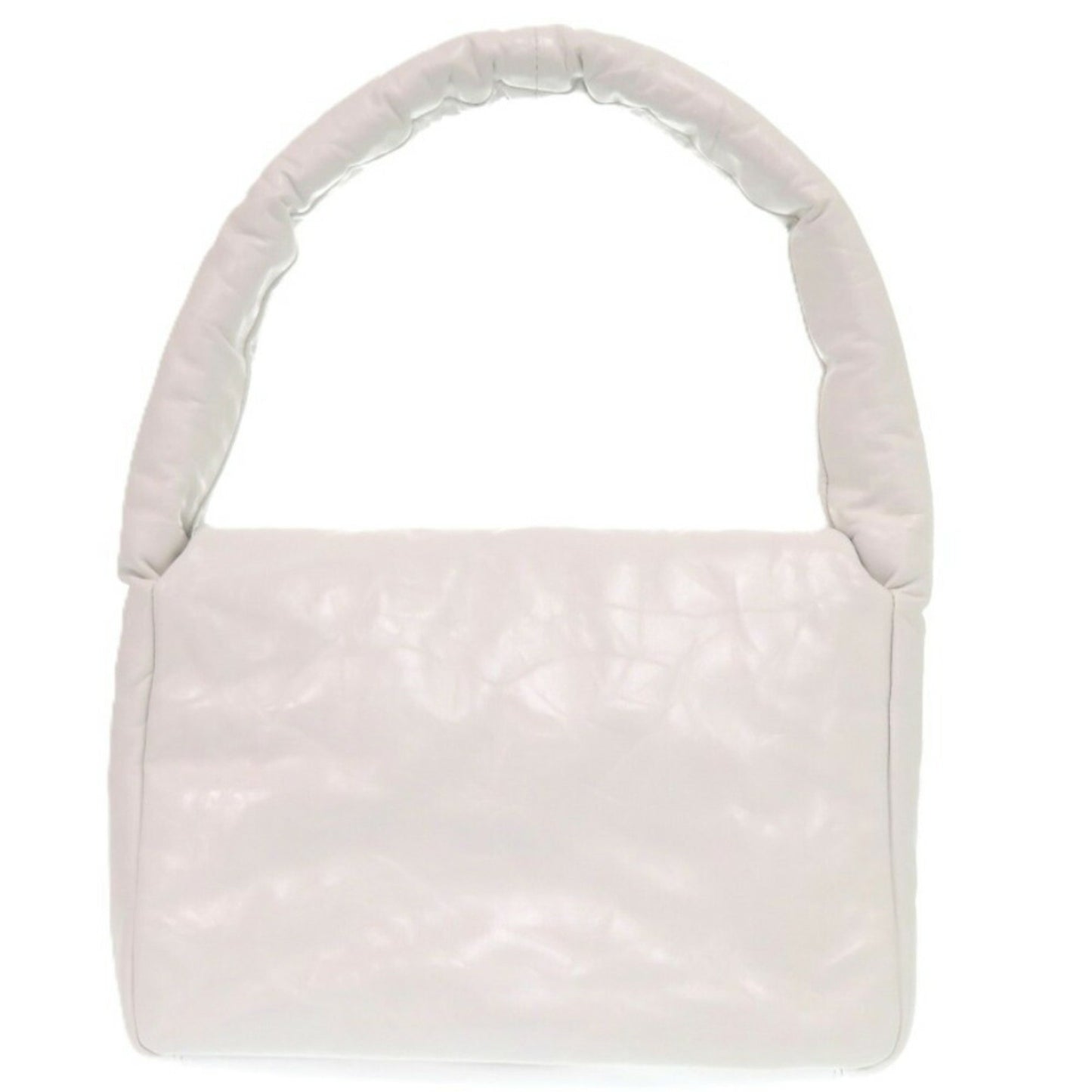 Like New Balenciaga Monaco Handbag In White Leather