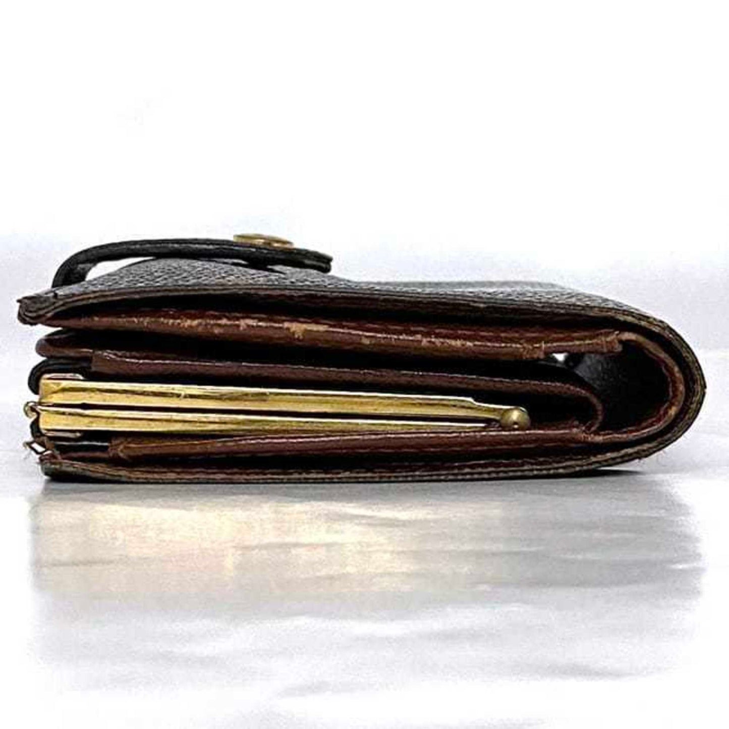 Louis Vuitton Bi-Fold Wallet Ec-22262 Brown Monogram M61663 Canvas Mi1001 Louis Vuitton Compact
