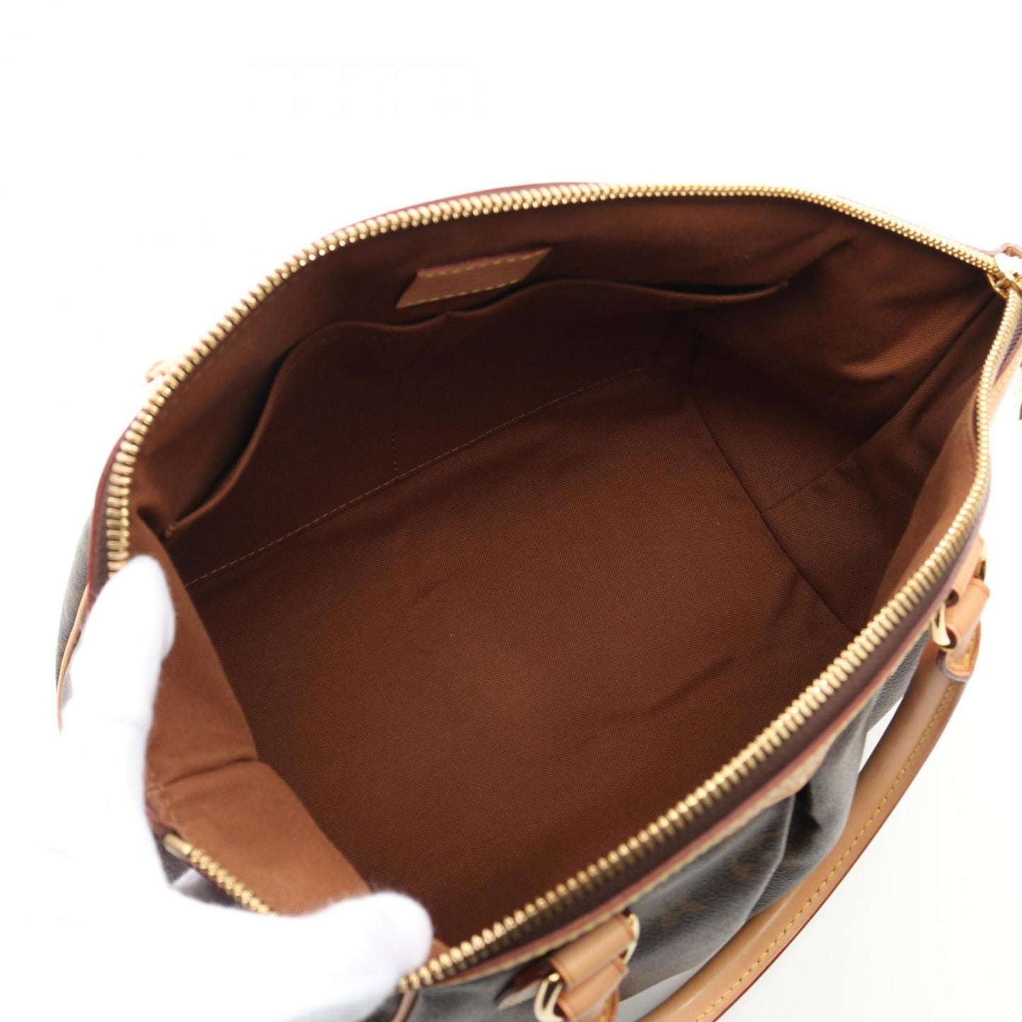 Louis Vuitton Tivoli Pm Handbag Coated Canvas Leather Monogram