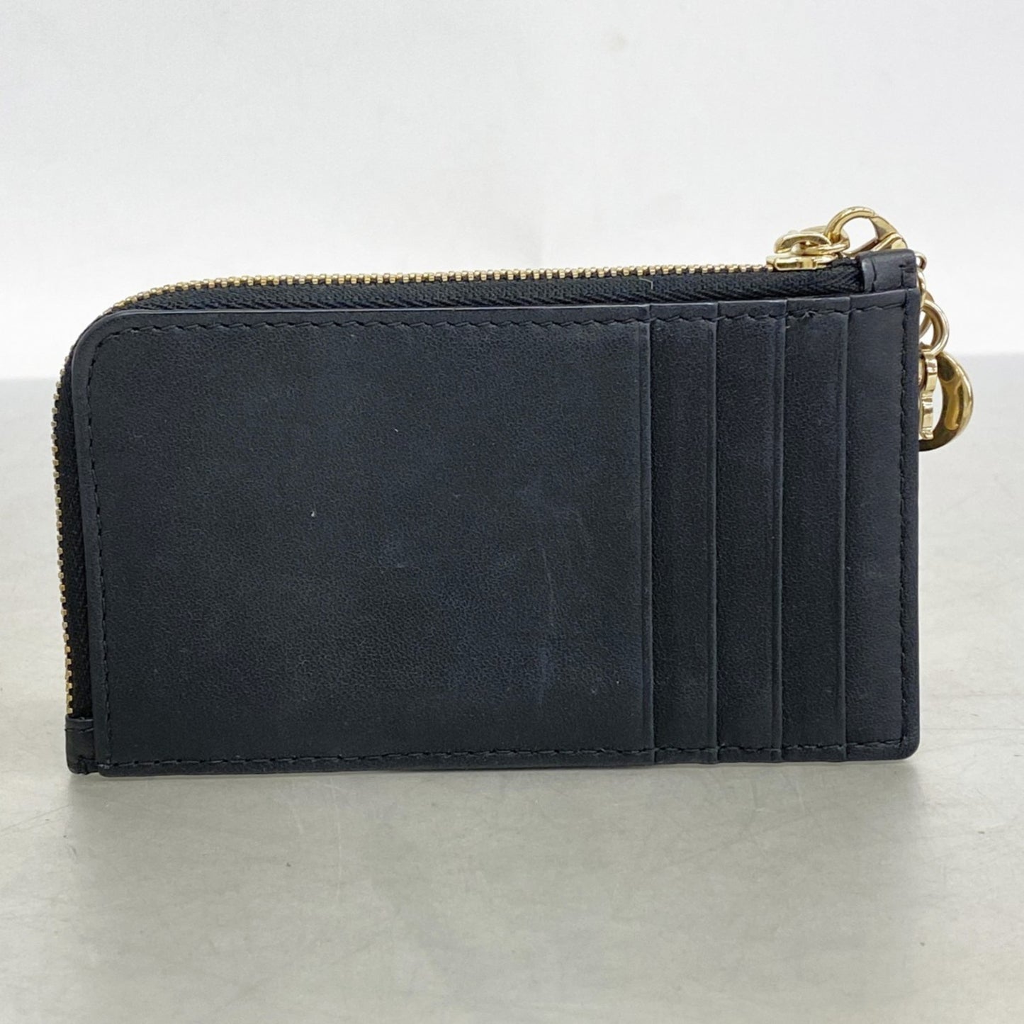 Leather Christian Dior Card Case