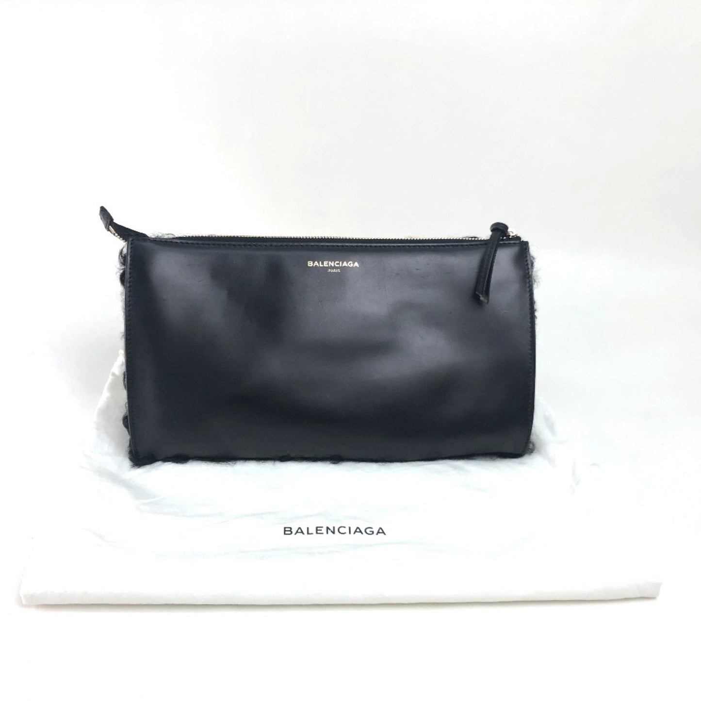 Balenciaga 347238 Bag Cluch Bag Clutch Bag Black White