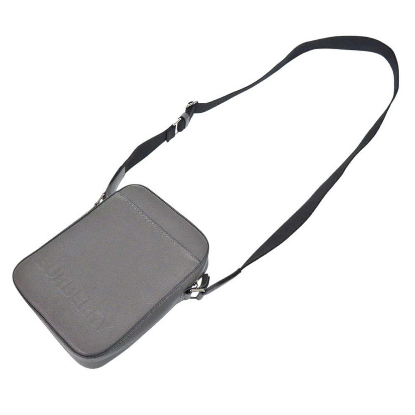 Burberry 8052890 Leather Grey Shoulder Bag 0844Burberry
