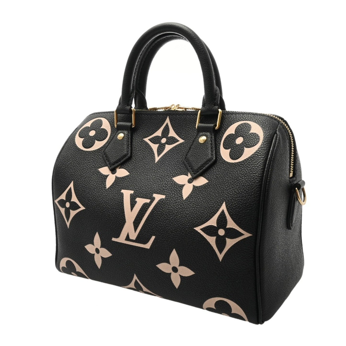 Louis Vuitton Louis Vuitton Monogram Empreinte Speedy 25 Black M58947