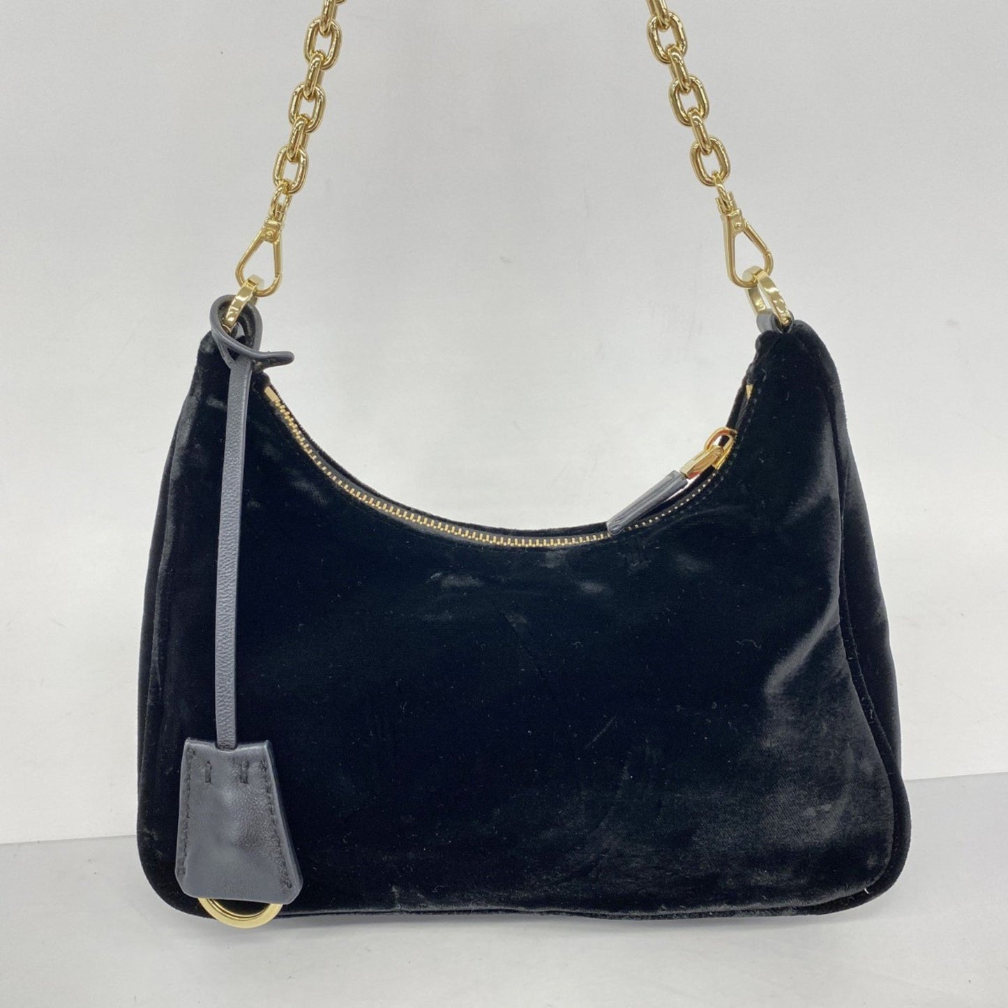 Prada Velvet Black 2-Way Handbag