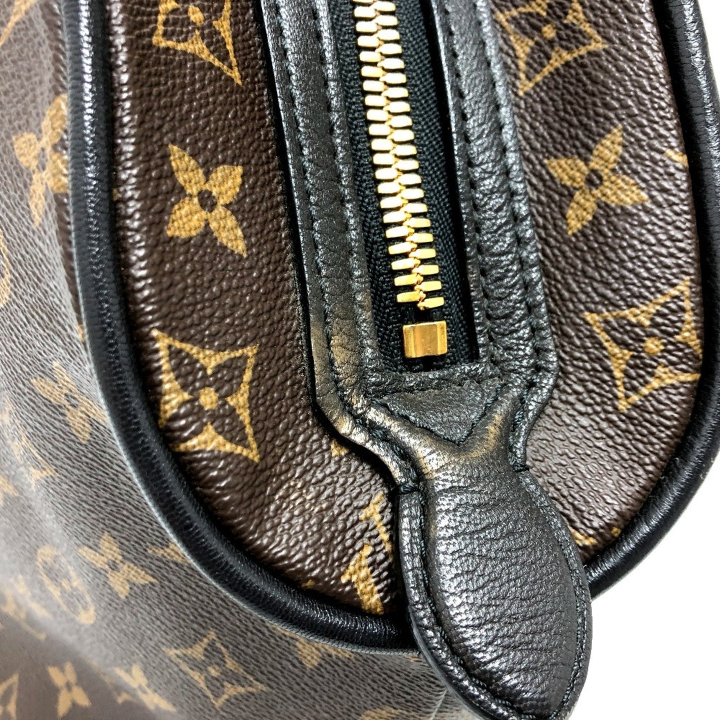 Louis Vuitton M40504 Monogram Block Tote Shoulder Bag