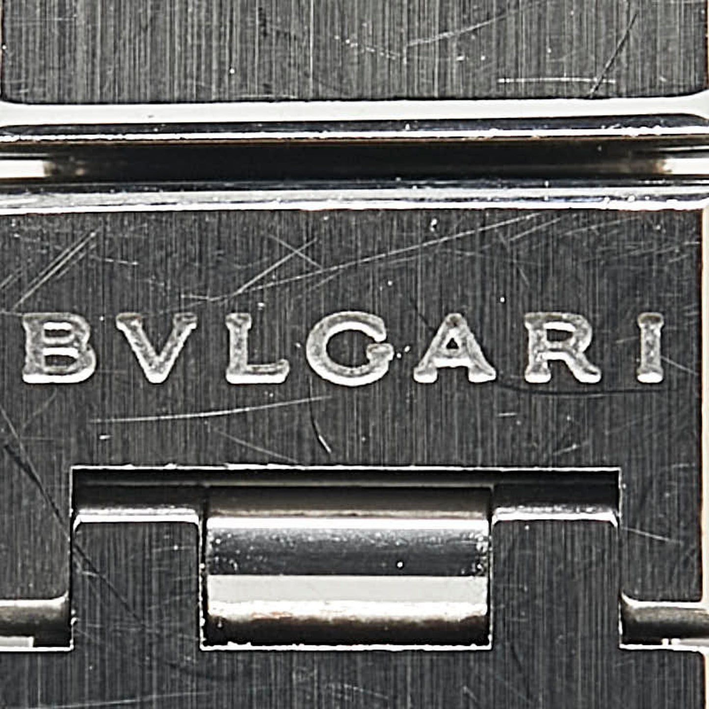 Bvlgari Watch Bb23Ss Quartz Black Dial Stainless Steel