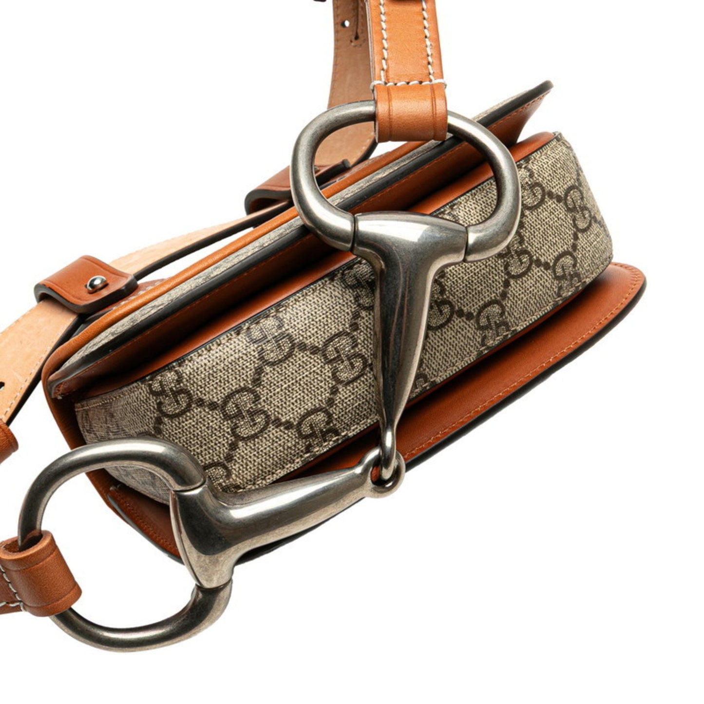 Gucci Gg Supreme Bamboo 1947 Mini Belt Bag/Waist Bag 681137 Beige Brown Pvc Leather
