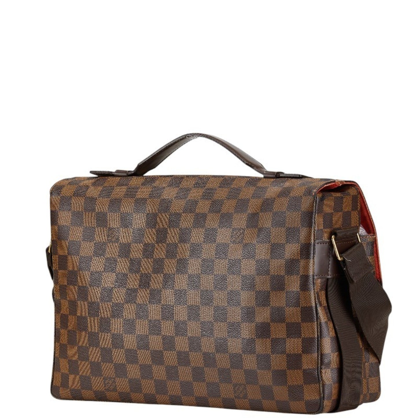 Louis Vuitton Damier Broadway Handbag Shoulder Bag 2Way N42270 Brown Pvc Leather