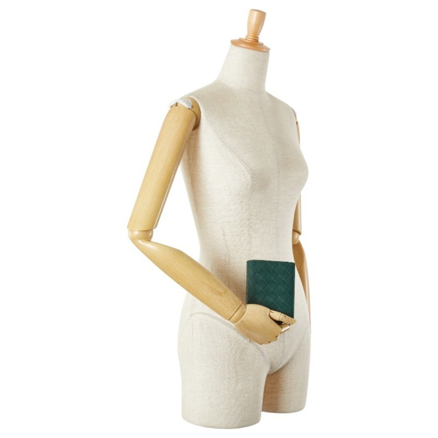 Bottega Veneta Intrecciato Long Wallet Green Leather