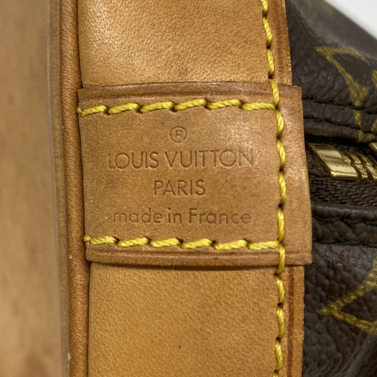 Louis Vuitton Monogram Alma Handbag M51130 Brown