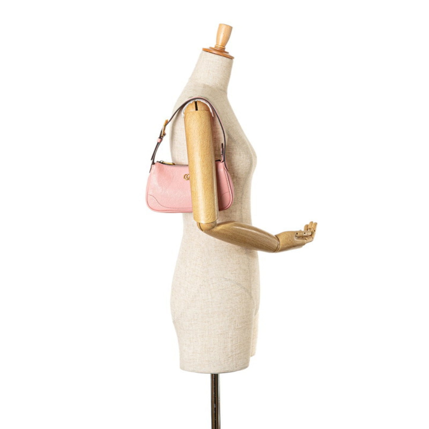 Gucci Gg Marmont Aphrodite Shoulder Bag 739076 Pink Leather