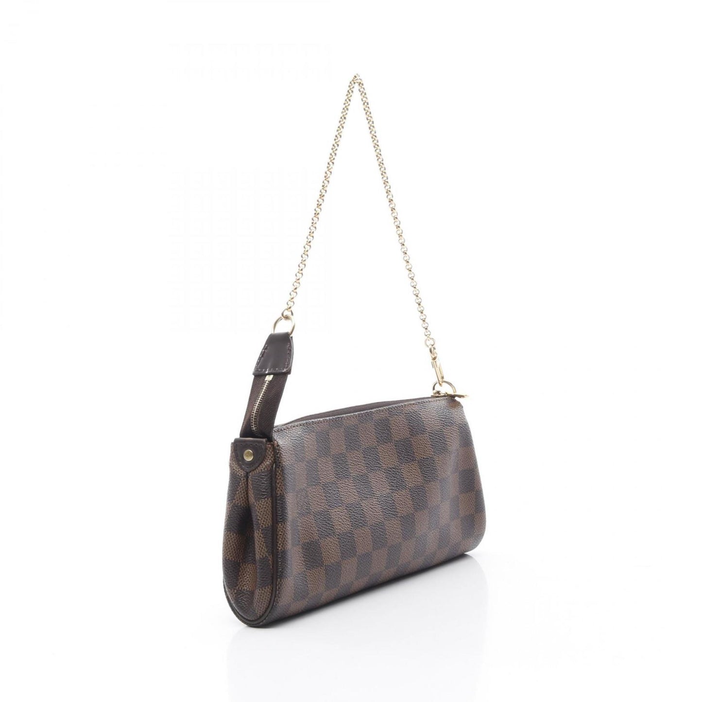 Louis Vuitton Eva Handbag Coated Canvas Leather Damier