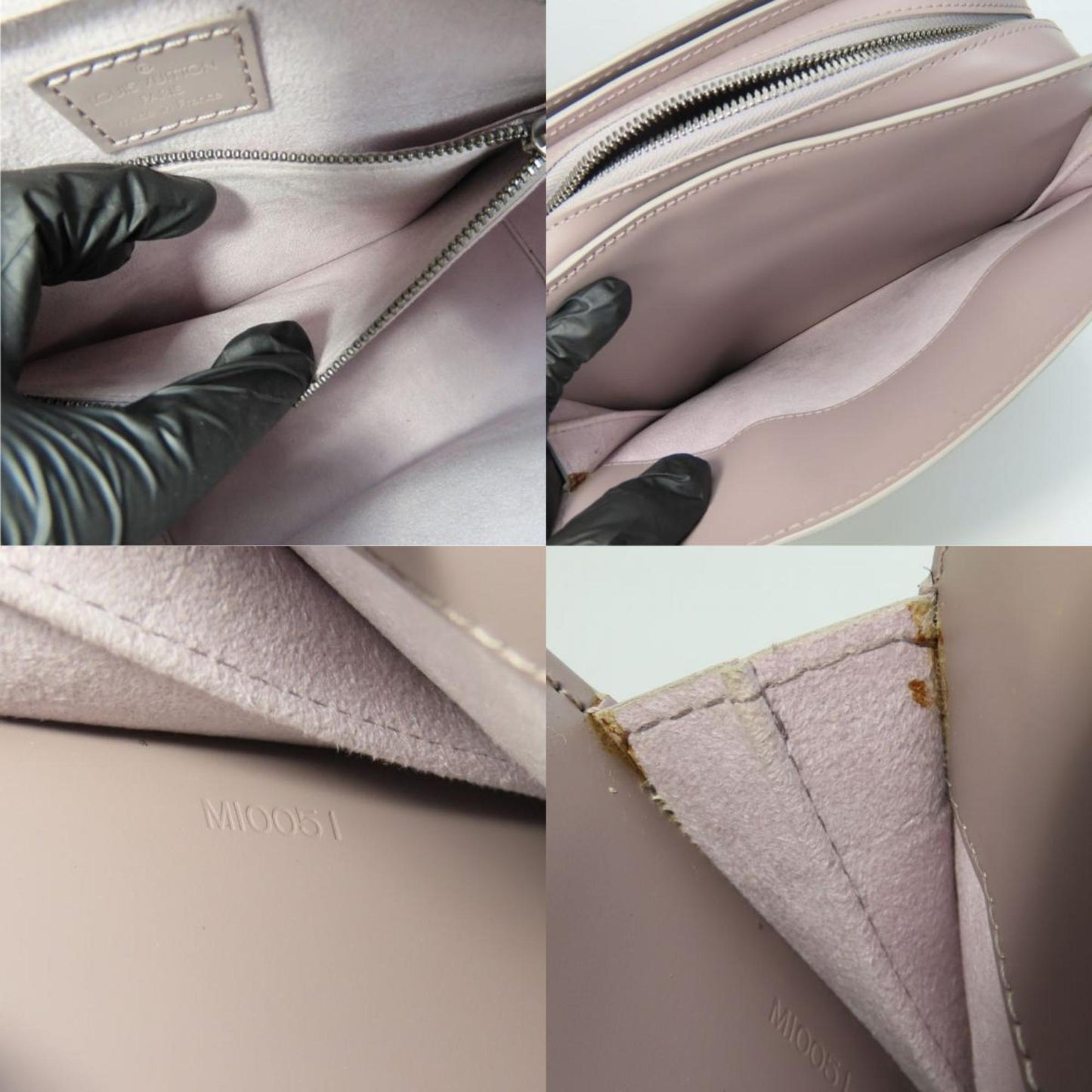 Louis Vuitton Handbag Pont Neuf M5205B Epi Leather Lilac Purple