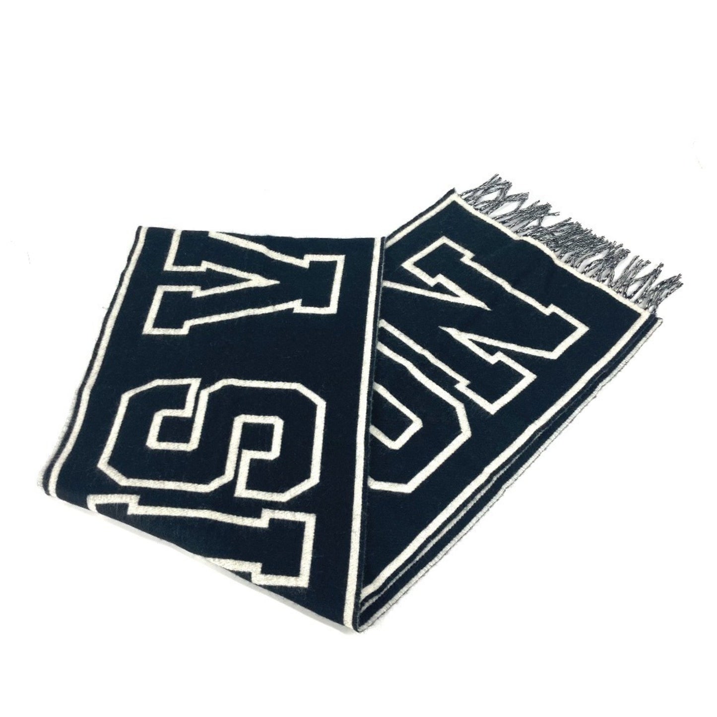 Louis Vuitton M71317 Echarpe City Fringe Two-Tone Wool Cashmere Scarf