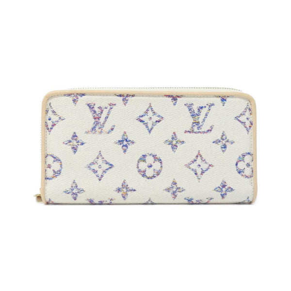 Louis Vuitton Tweed Monogram Multicolor Zippy Wallet M83456