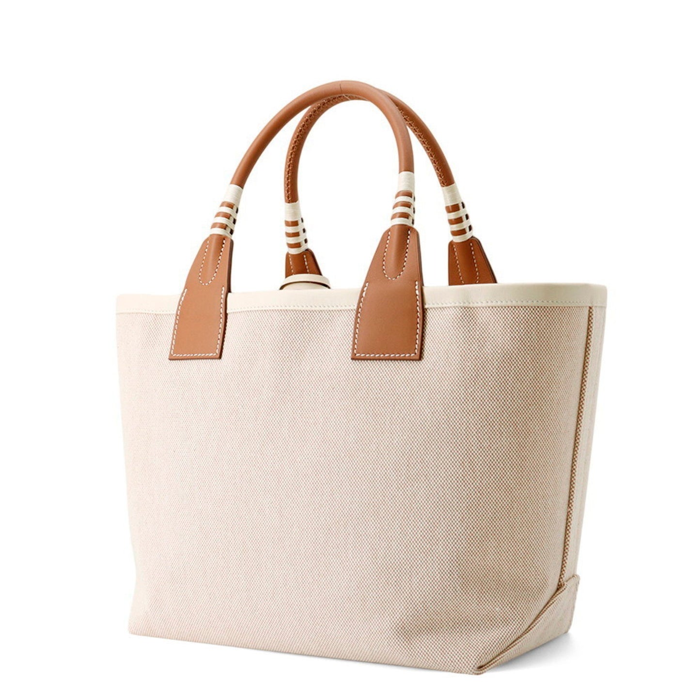 Hermes Herms Steeple 25 Tote Bag In Ecru