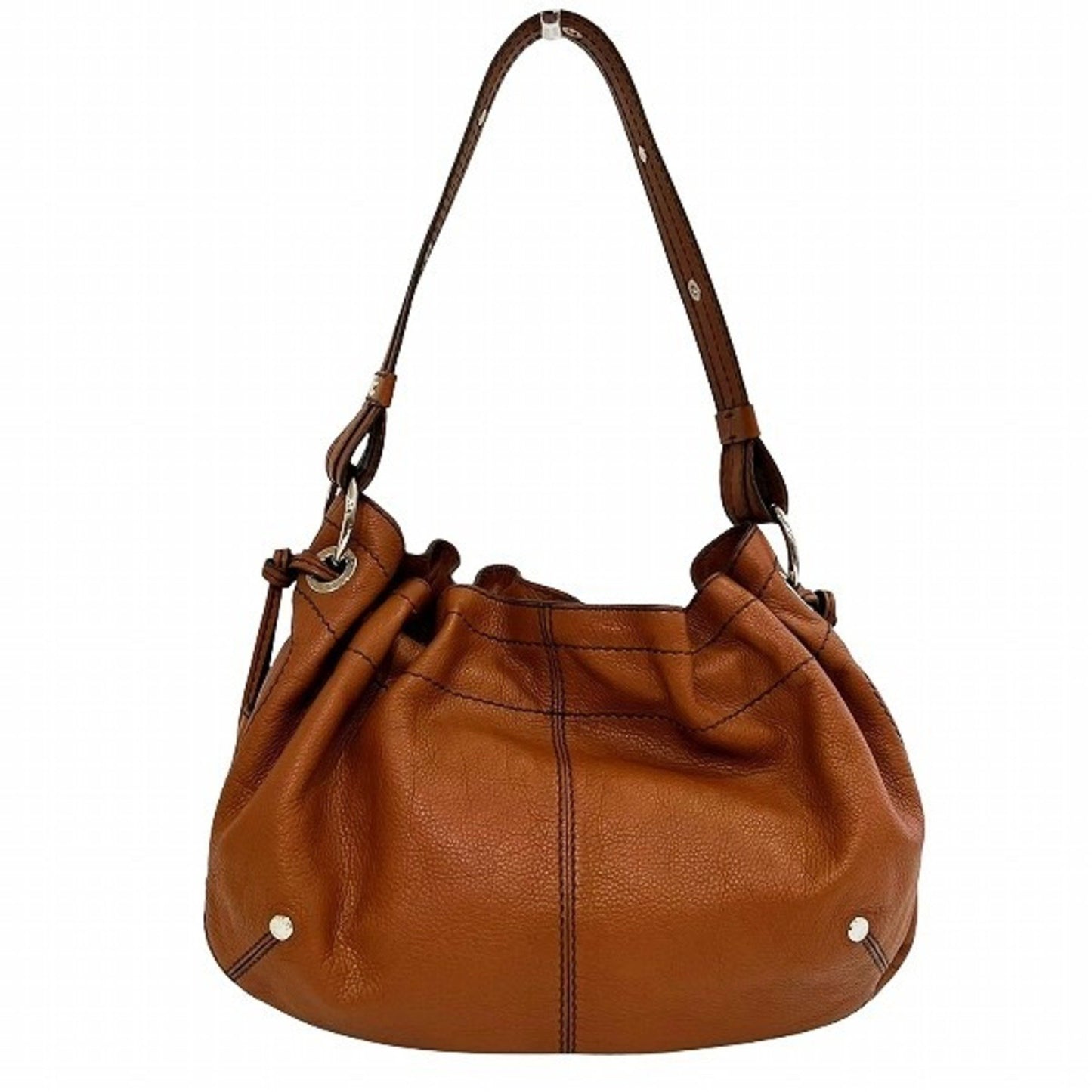 Tod'S Brown Leather Shoulder Bag