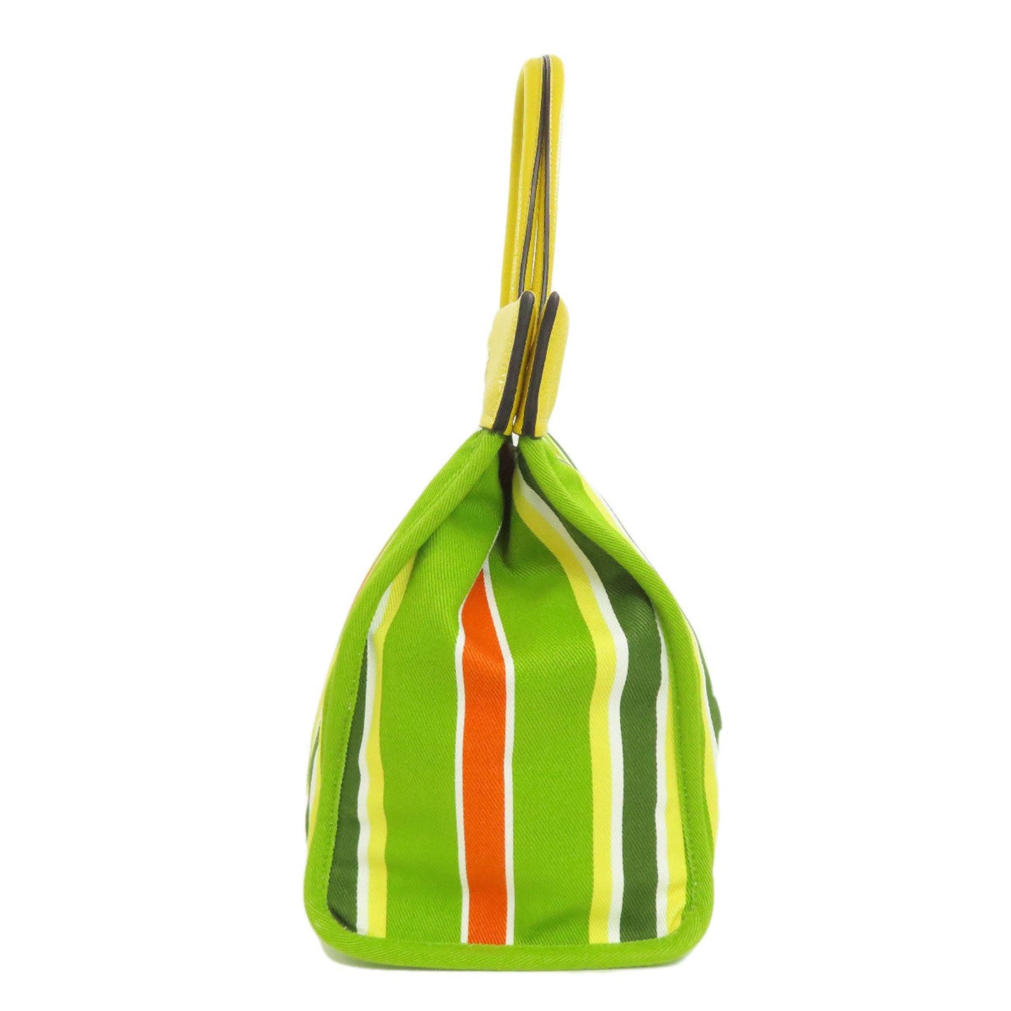 Miu Miu Miu Striped Tote Bag Canvas