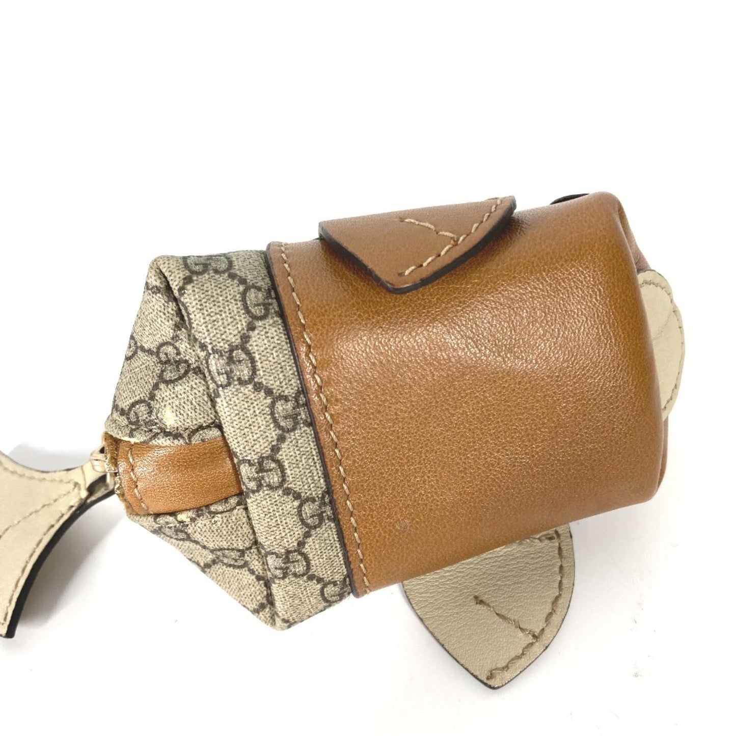 Gucci 256862 Gg Plus Whale Wallet/Coin Case In Pvc/Leather