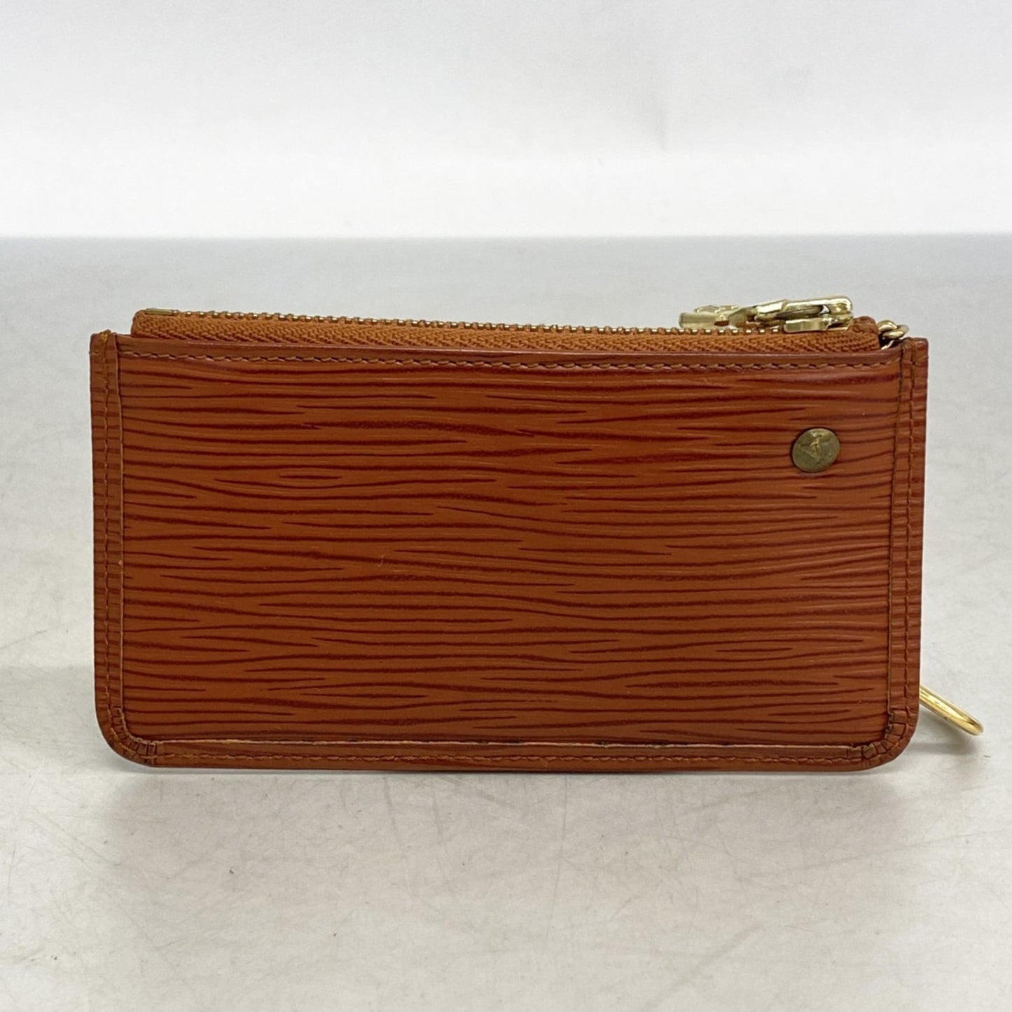 Louis Vuitton Epi Pochette Cle Wallet/Coin Case M63803 Kenya Brown