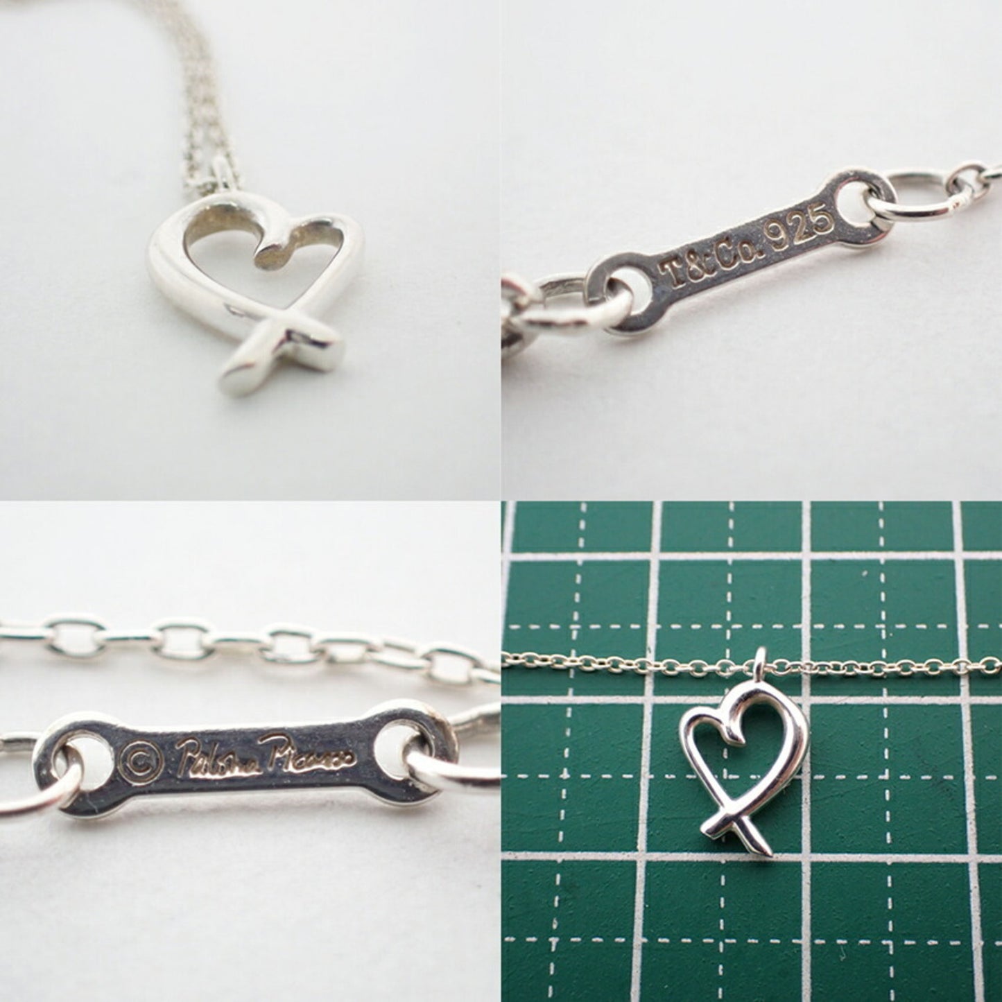 Tiffany 925 Loving Heart Pendant Necklace