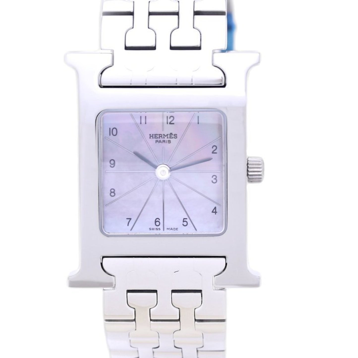 Hermes H Watch Hh1.210.214 4804 Stainless Steel