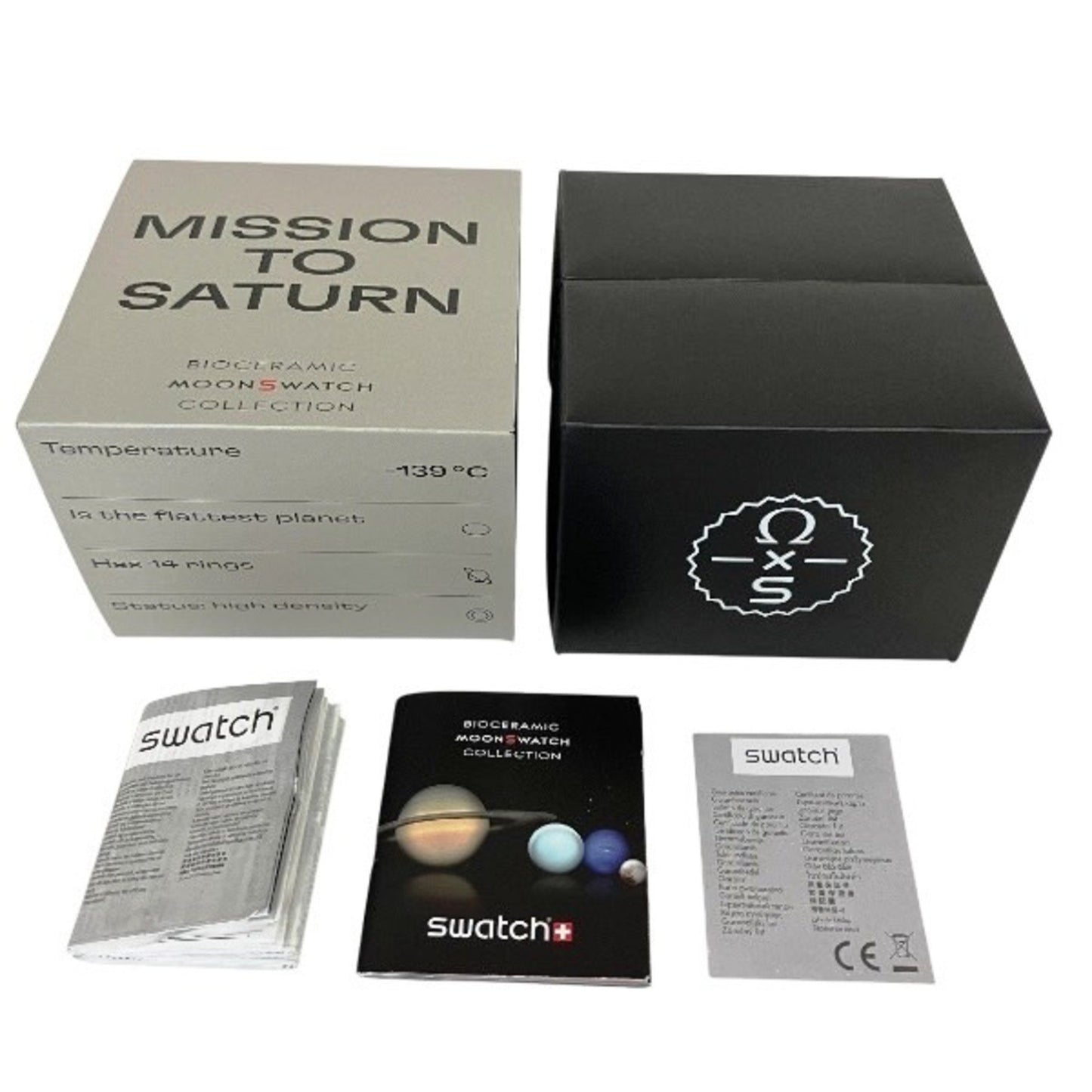 Omega X Swatch Moonswatch Mission To Saturn So33T100 Quartz