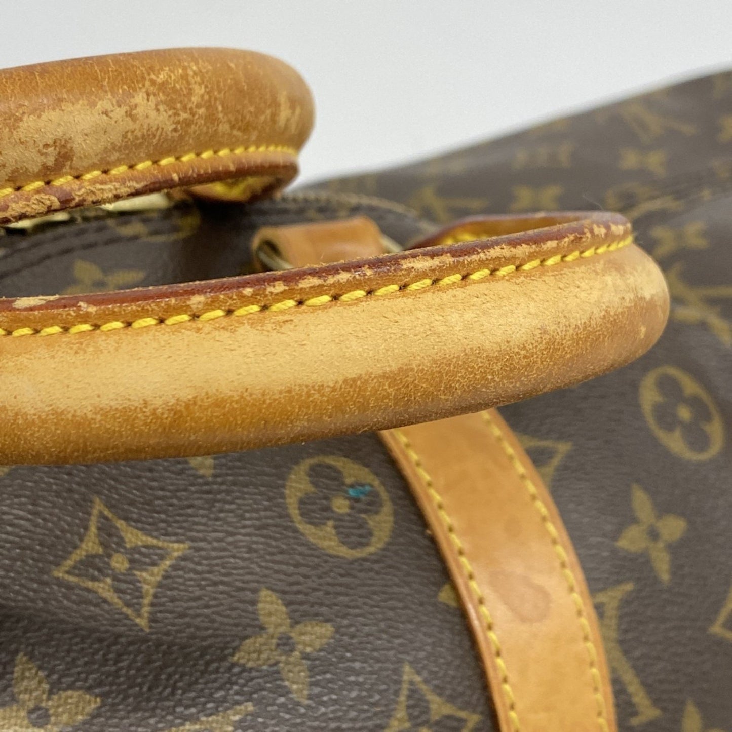 Louis Vuitton Monogram Keepall 55 Boston Bag M41424 Brown
