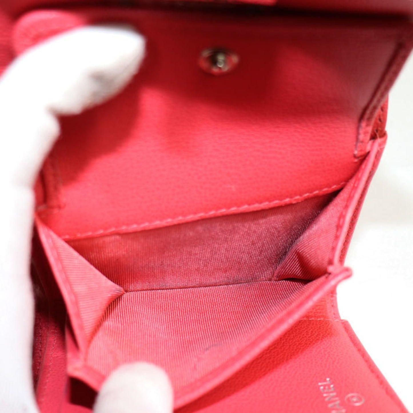 Chanel Matelasse Small Flap Wallet Trifold Pink
