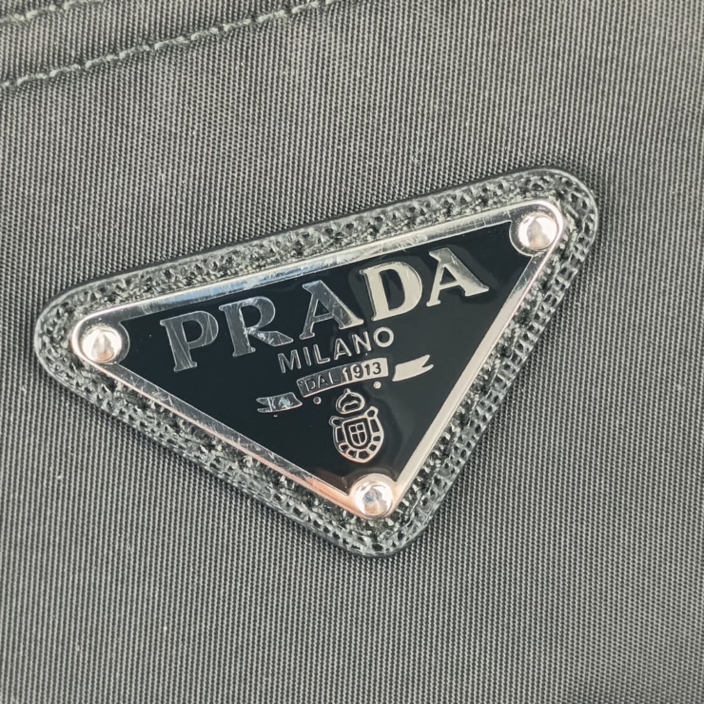 Prada Prada Mother'S Bag Re-Nylon Baby 1Bg102 Black Nylon