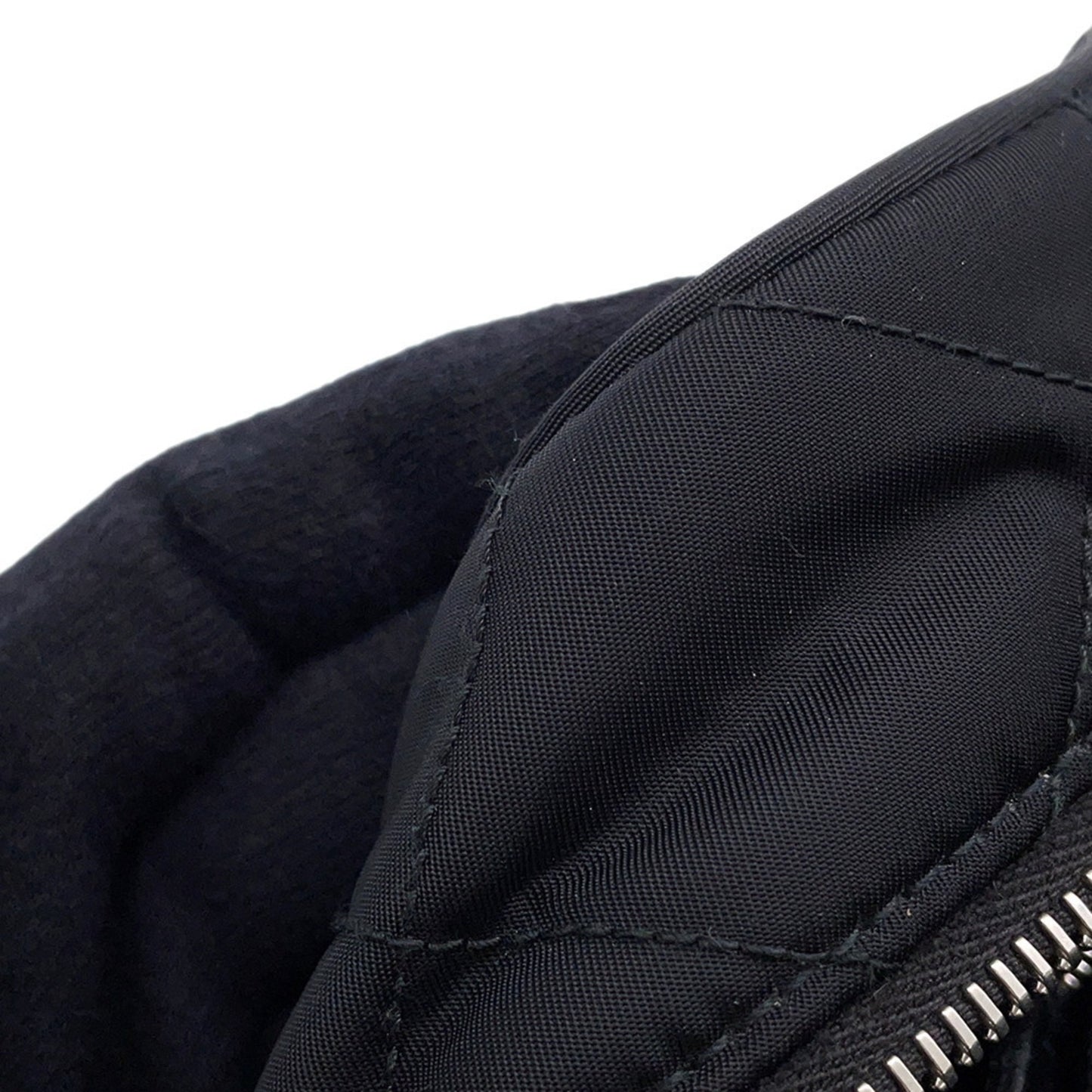 Prada Chain Shoulder Bag In Quilted Nylon