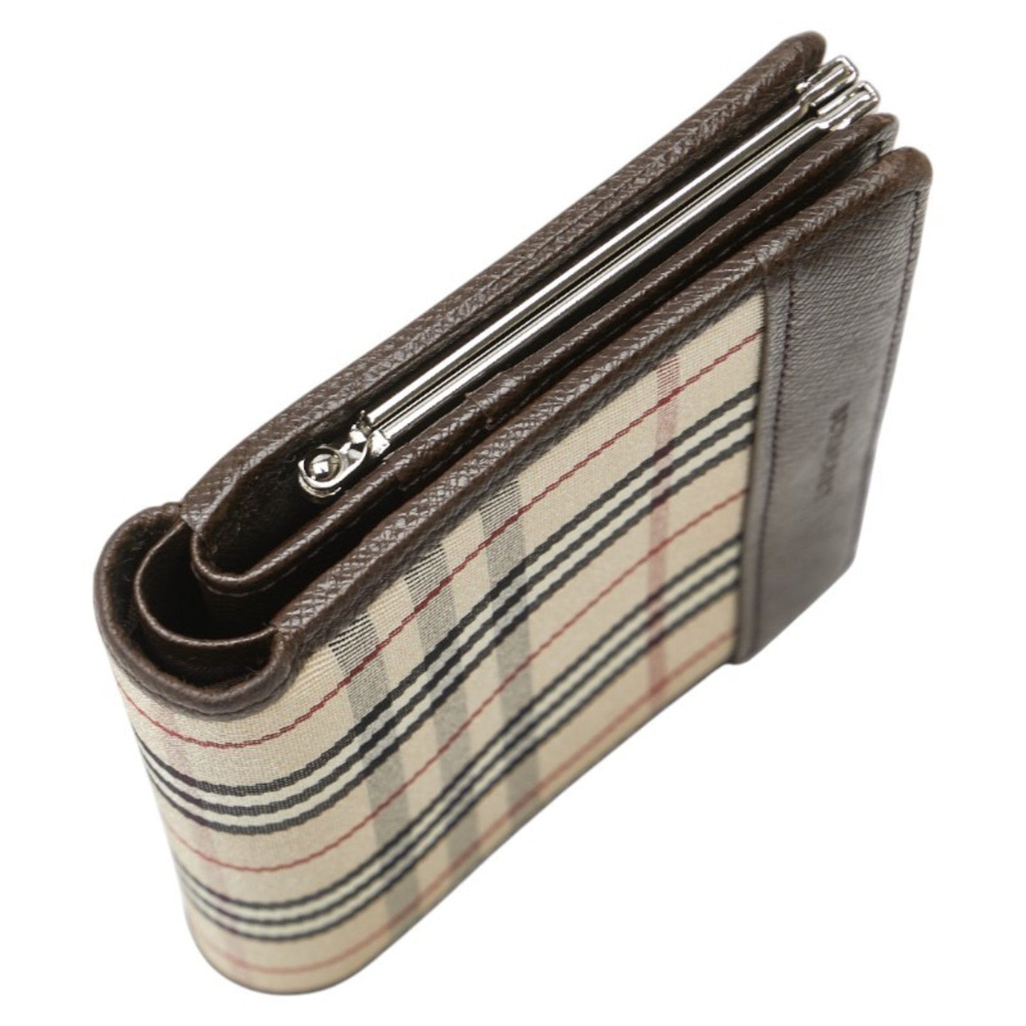 Burberry Nova Check Bifold Wallet In Beige