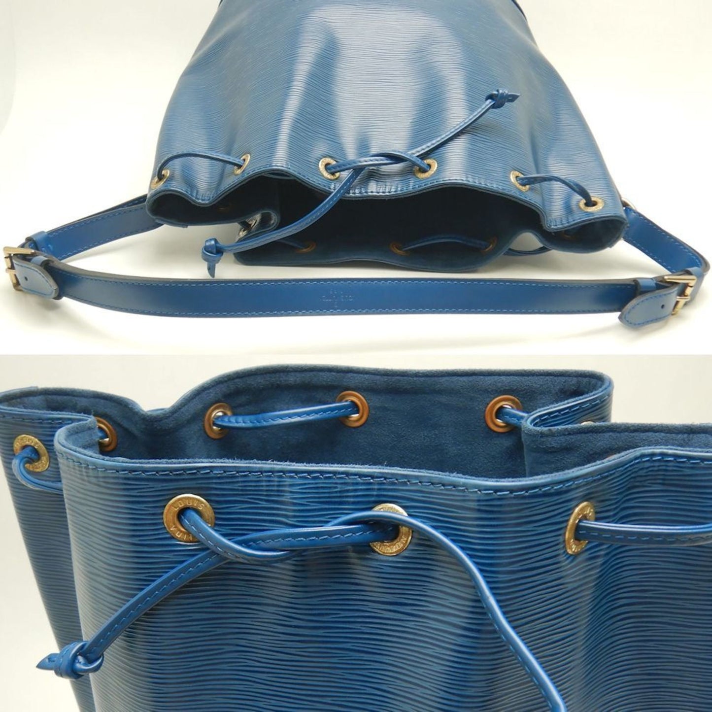 Louis Vuitton Epi Noe M44005 Shoulder Bag In Toledo Blue