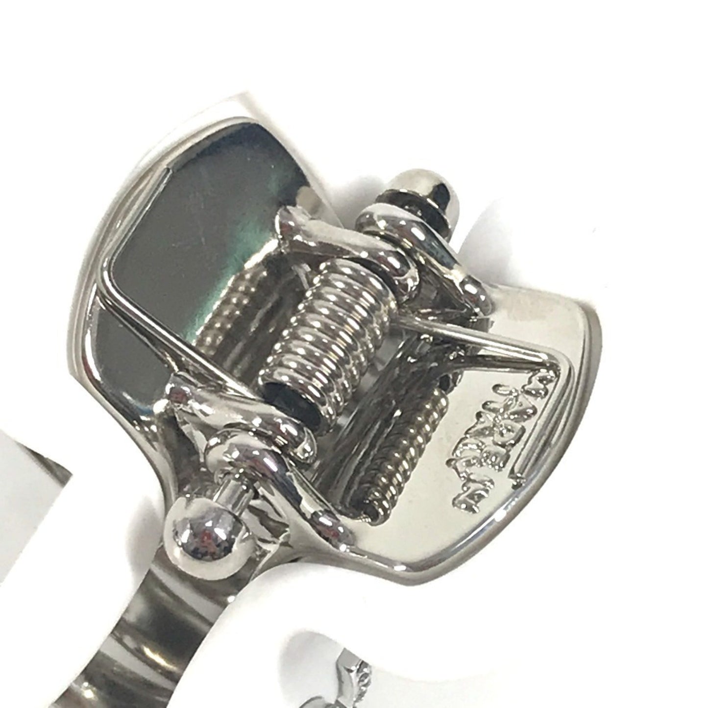 Miu Miu Logo Rhinestone Hair Clip Accessory Hairpin Metal