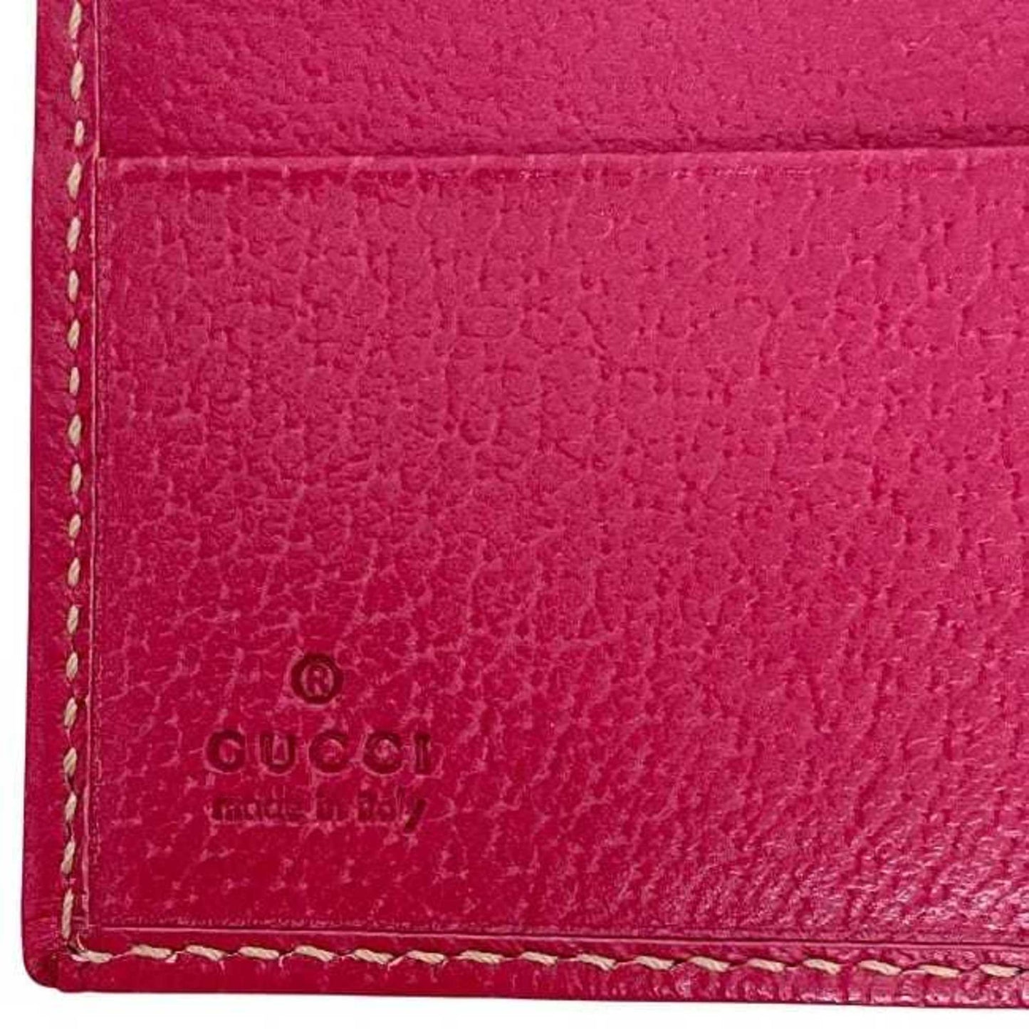 Gucci Tri-Fold Wallet Ec-23919 Black Pink 170400 Pvc Leather 4906085 Gucci Compact