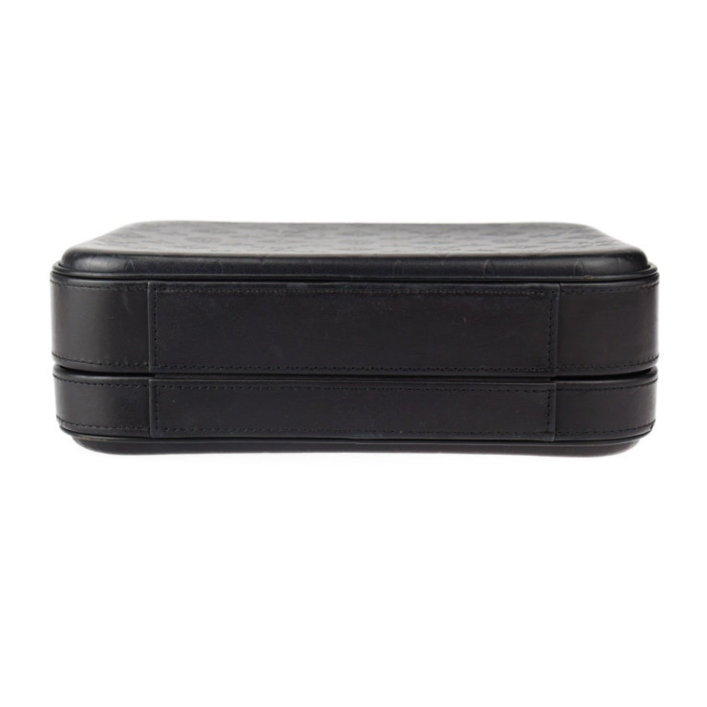 Louis Vuitton Louis Vuitton Valisette Pm Monogram Glace Handbag M92235 Leather Black Mini Trunk