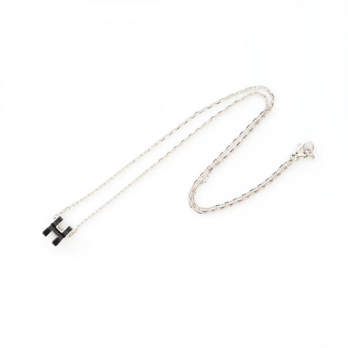 Hermes Hermes Mini Pop H Mini Pop Necklace Stainless Steel