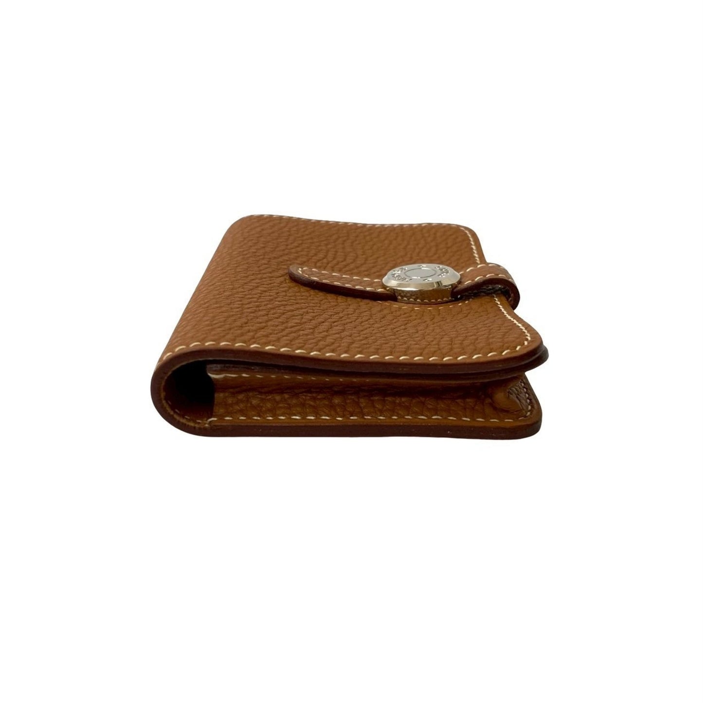 Hermes Dogon Taurillon Clemence Leather Wallet/Coin Purse
