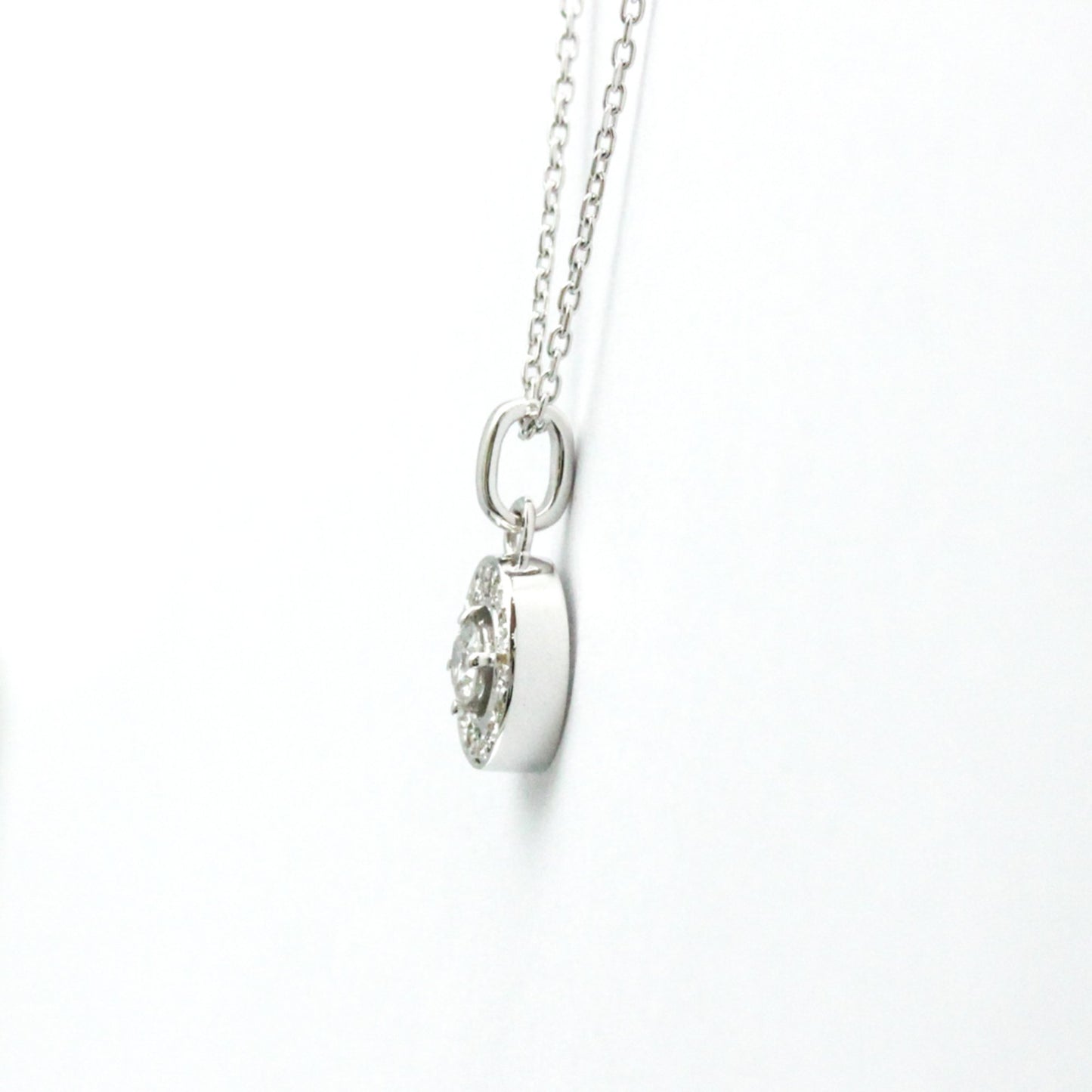Vendome Aoyama Circle Diamond Necklace White Gold (18K) Diamond Men