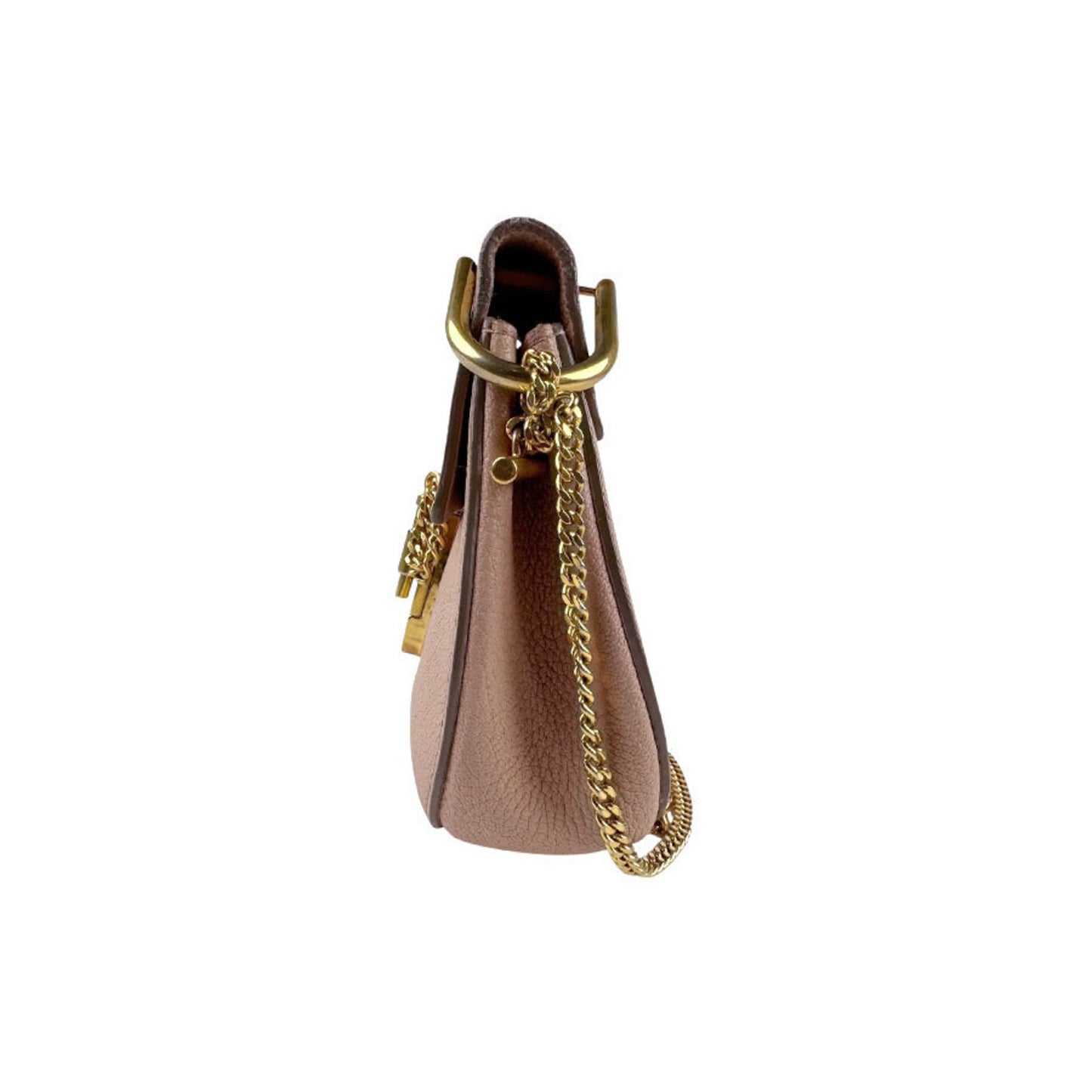 Chlo Chloe Drew Shoulder Bag In Leather And Metal