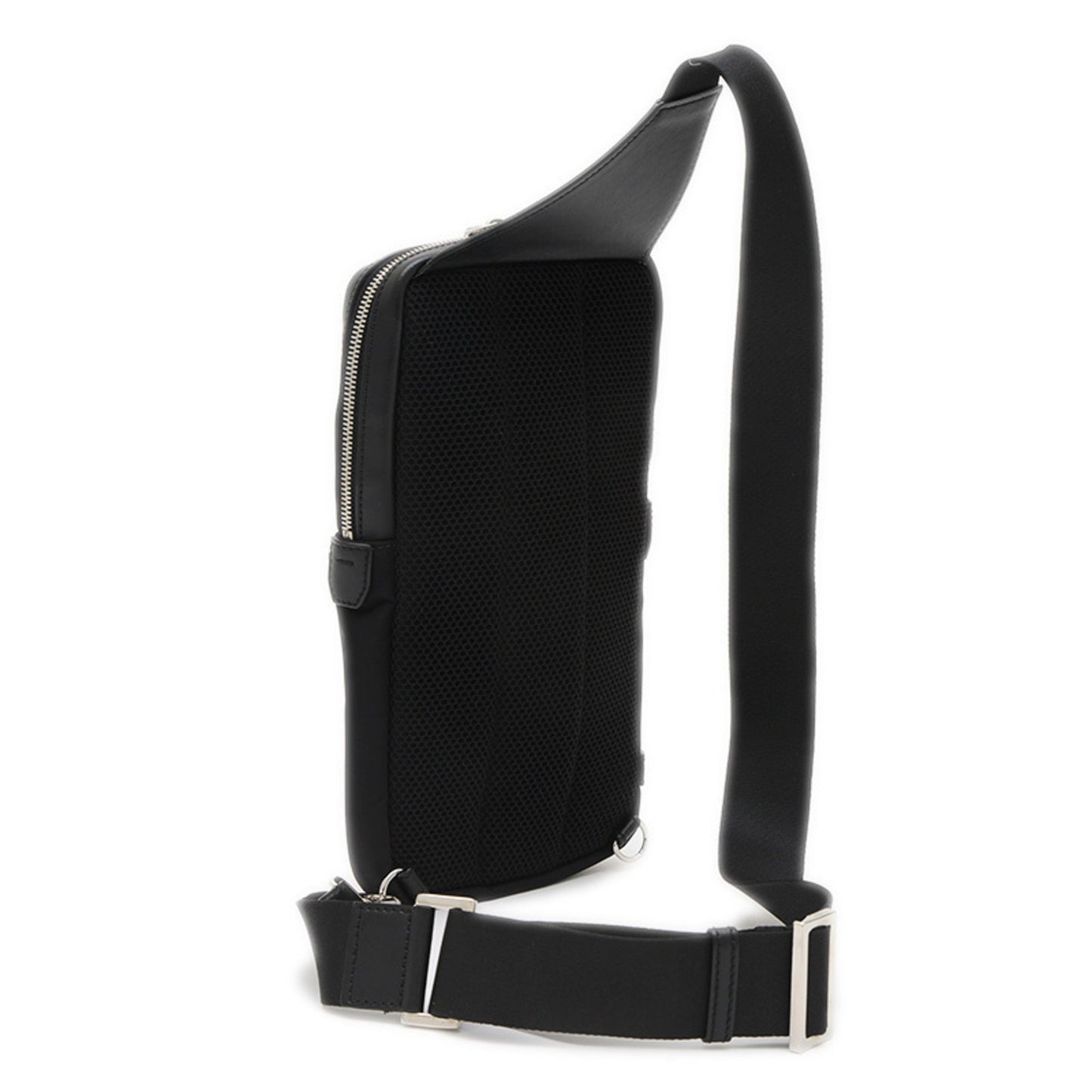 Fendi Monster Body Bag Nylon Leather Black 7Vz033
