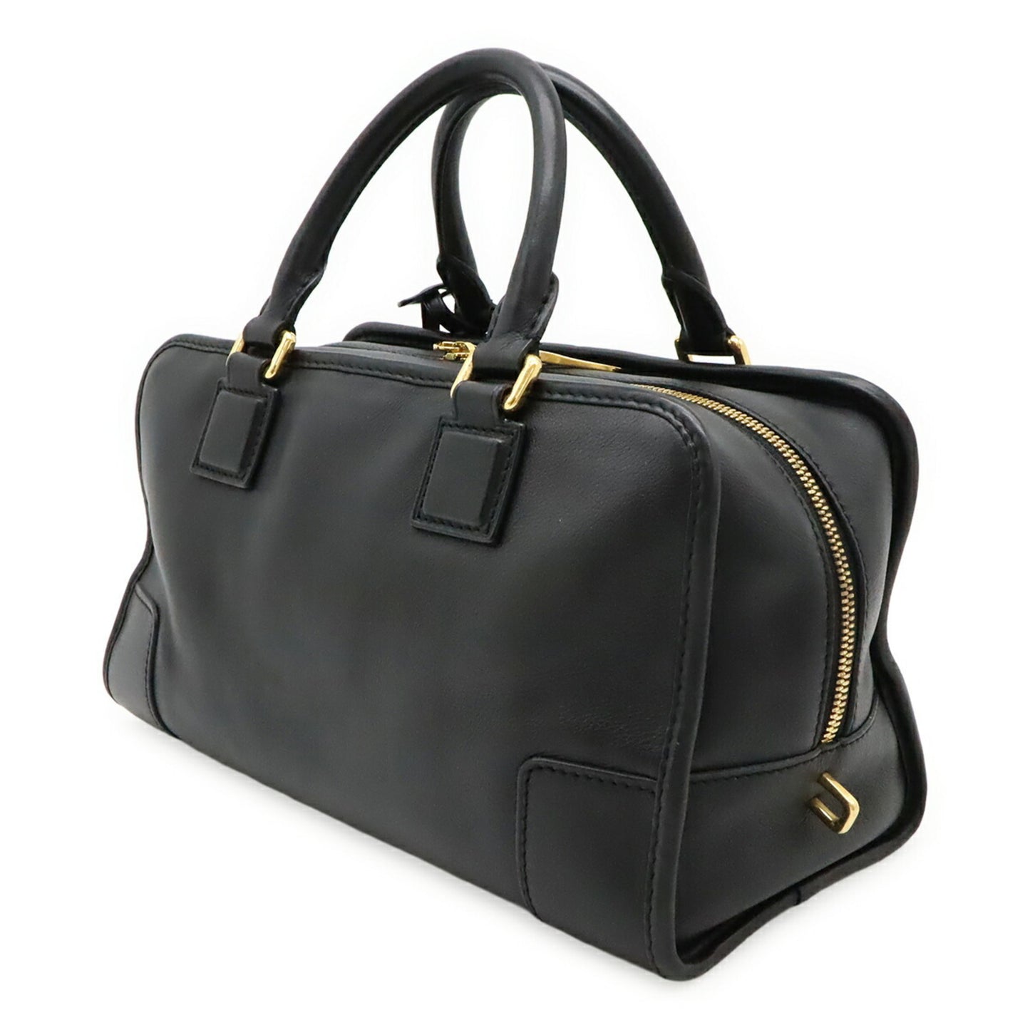 Loewe Amazona 28 Anagram Handbag In Black Leather